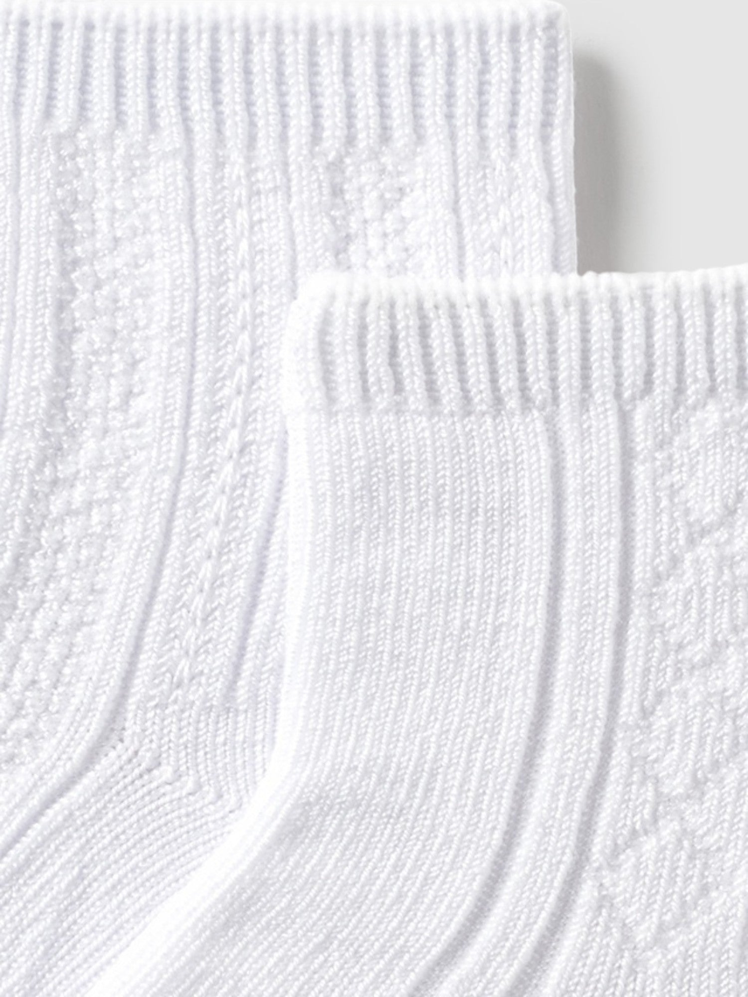 Set of 2 elegant socks White 9863 /B