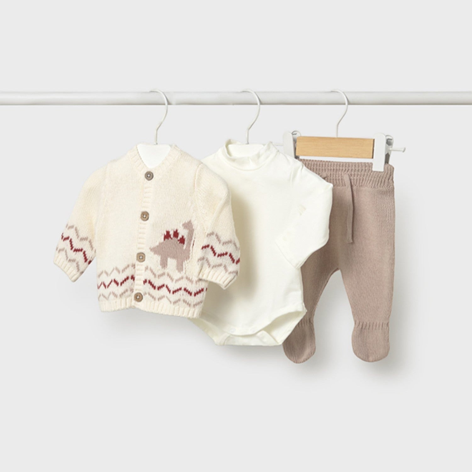 Newborn Baby Boy Outfit, Beige 2565/17