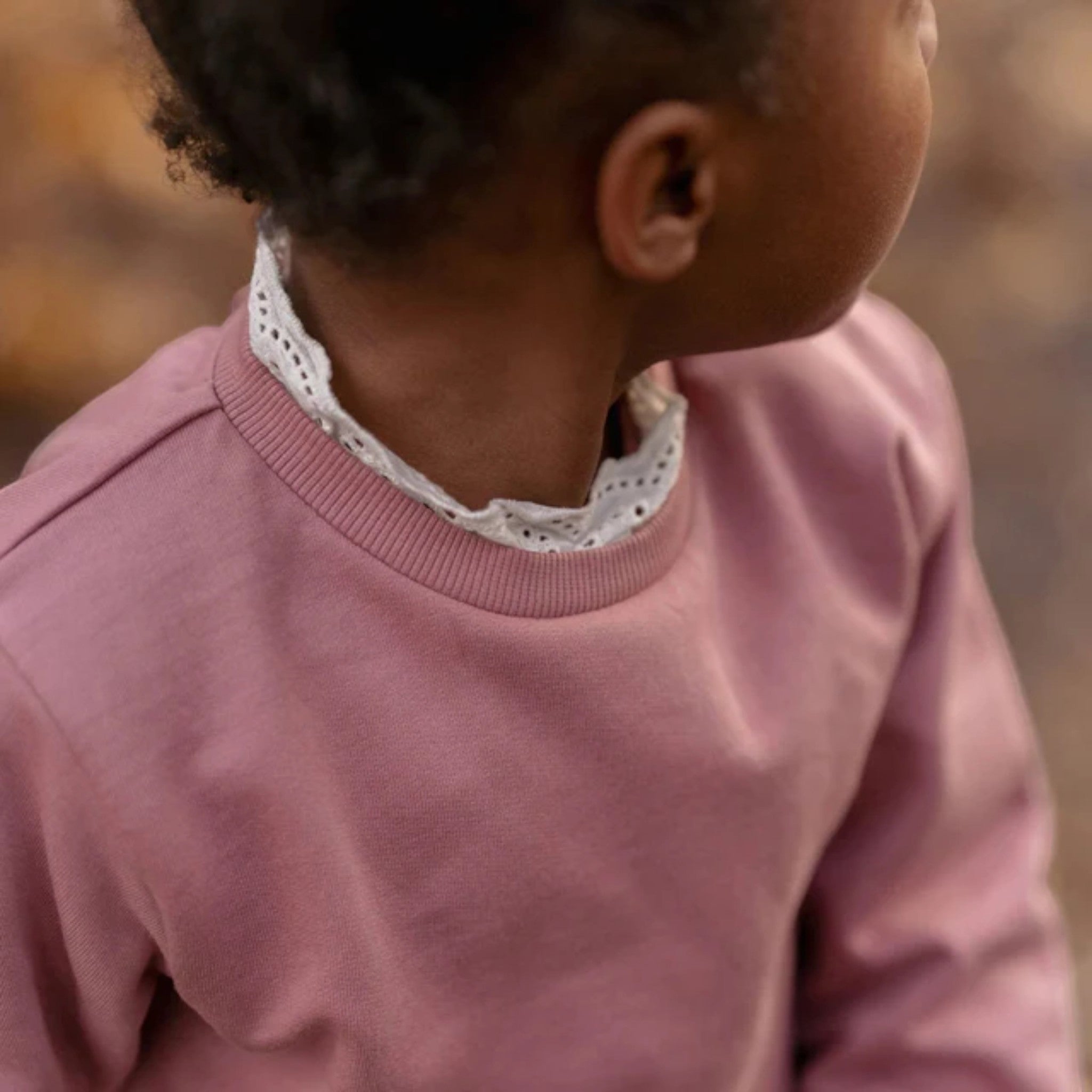 Sweater with collar - Fairy Garden Pink Girl CL25092007