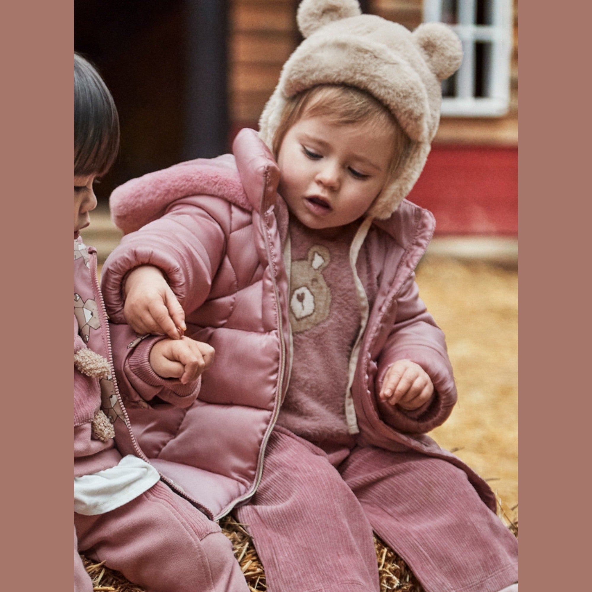 Giaccone lungo Bimba Rosa 2436/54 -  NANU' BABY