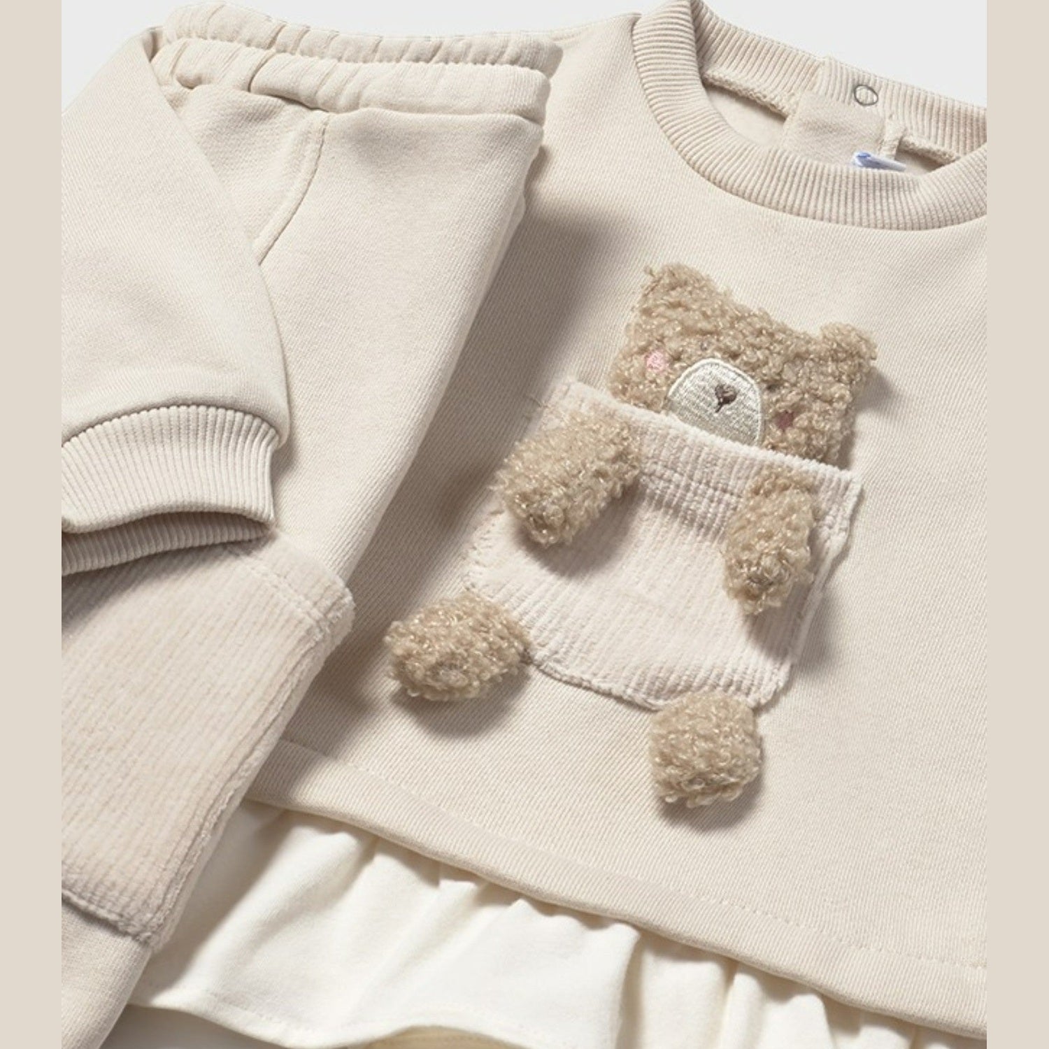 tuta Bimba Avorio 2843/52 -  NANU' BABY