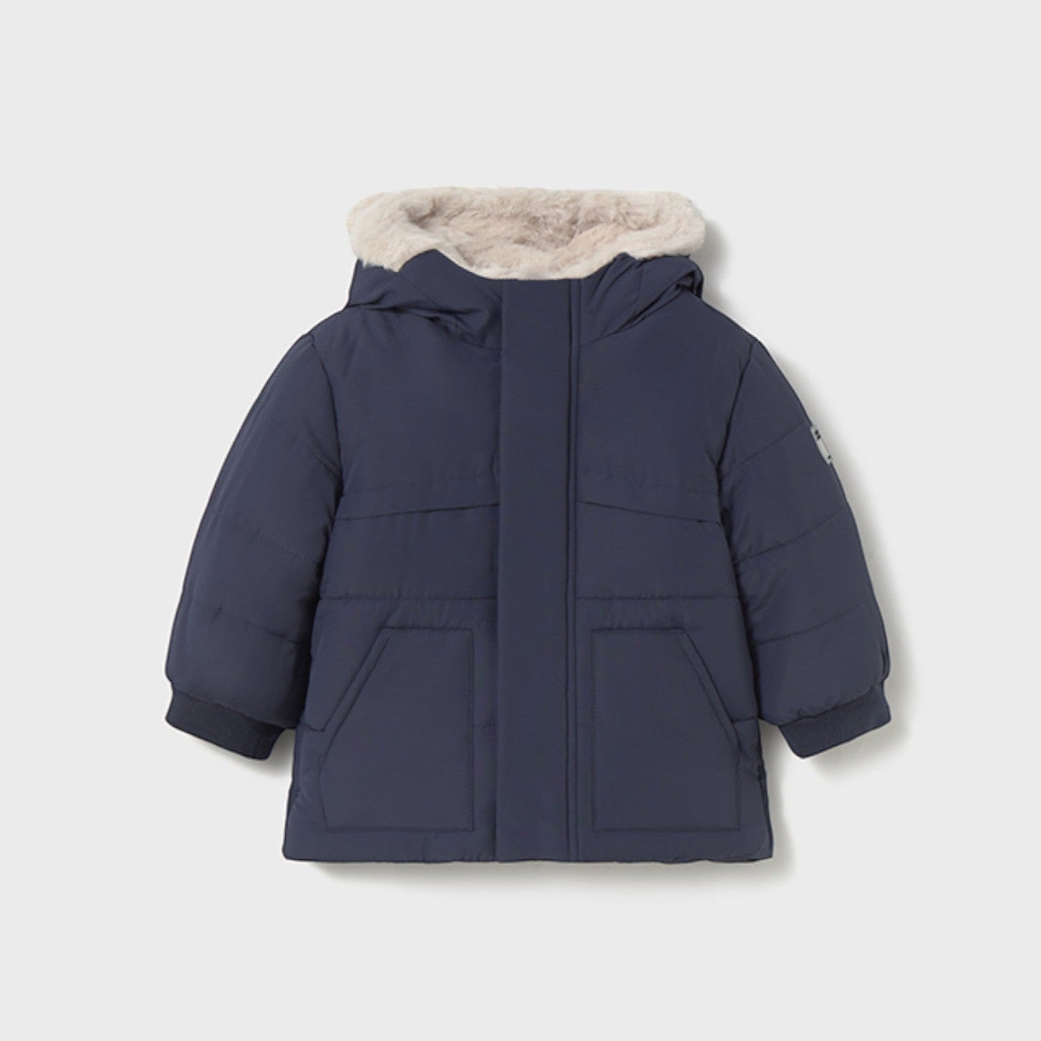 Giaccone orecchie pelo Bimbo Blu 2424/51 -  NANU' BABY