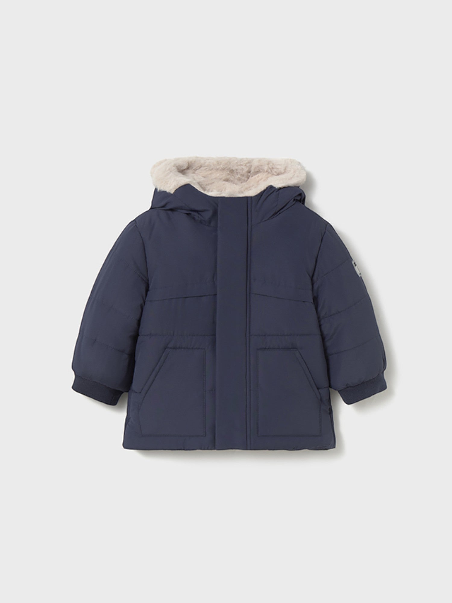 Boy's Fur-Lined Earflap Jacket, Blue 2424/51