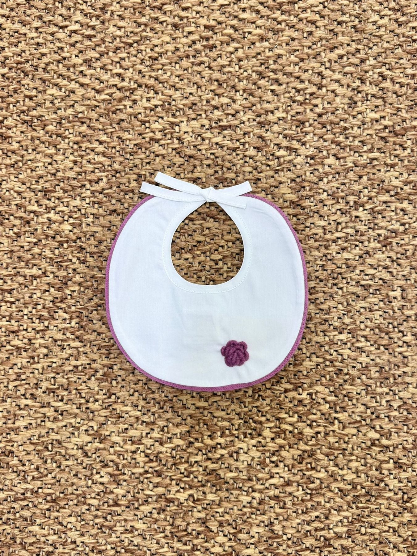 Baby Bib, Cyclamen Pink, PANNA IG29BAV