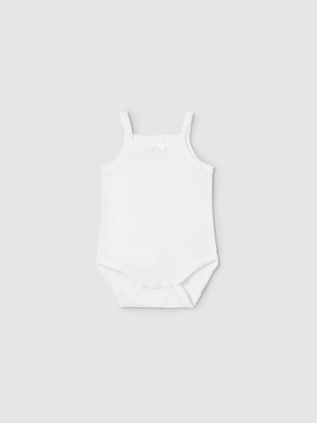 Body m/s traforato Neonata Bianco 1790