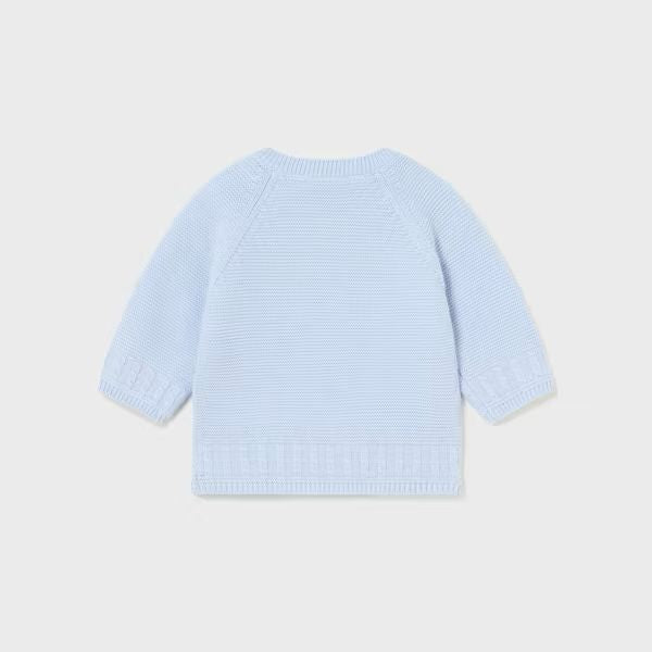 Basic cardigan in warm cotton, boy's, CIELO 2301-C