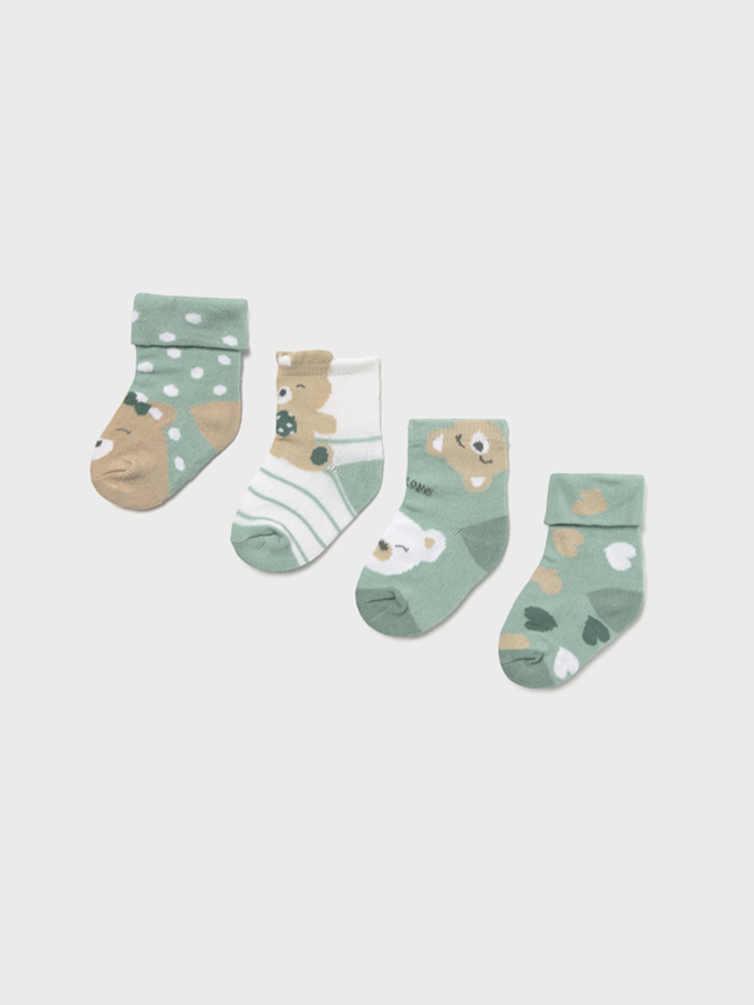 Set of 4 GREEN socks 9867 /V