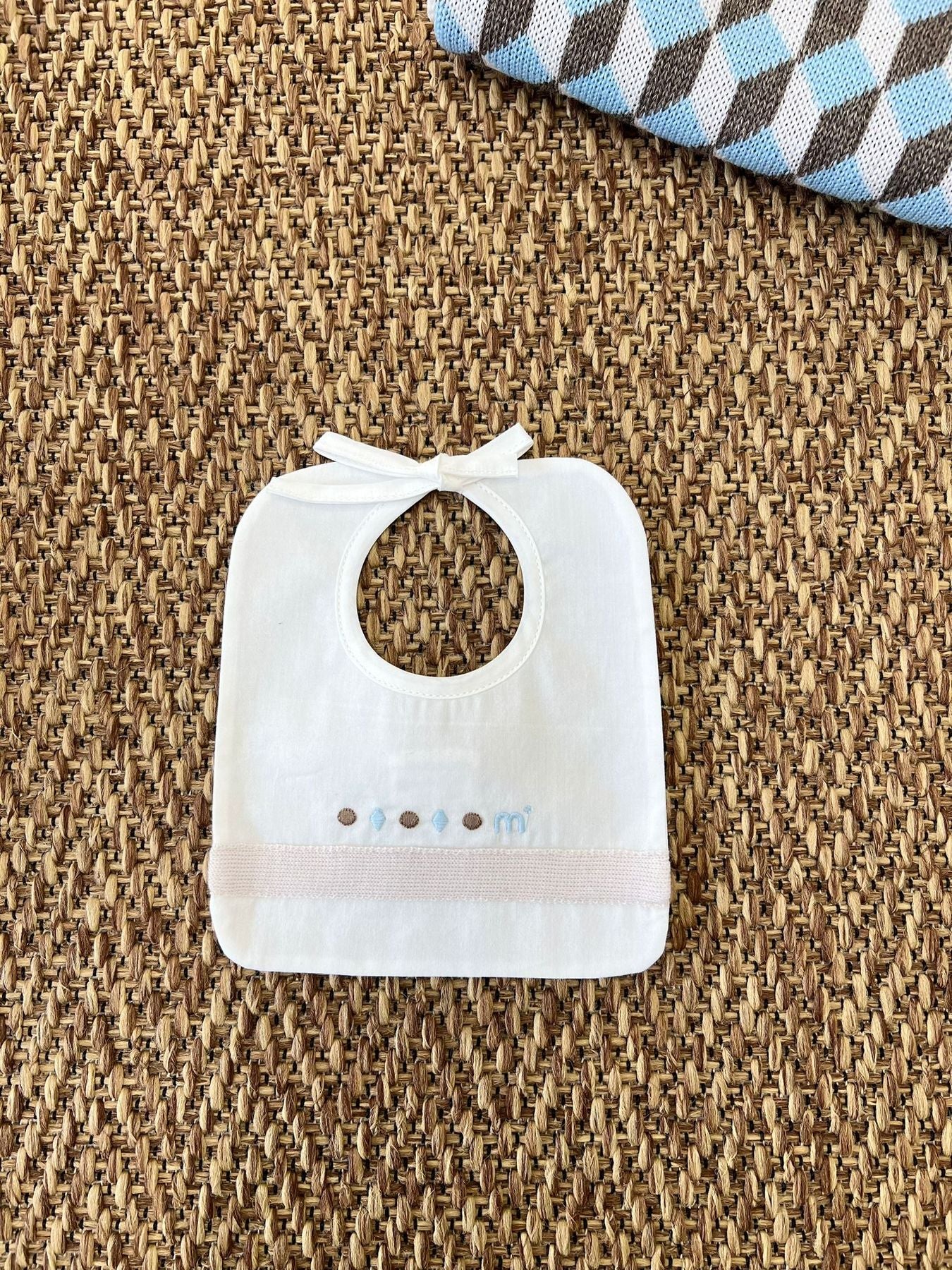 Vanilla Baby Patterned Bib IG68BAV