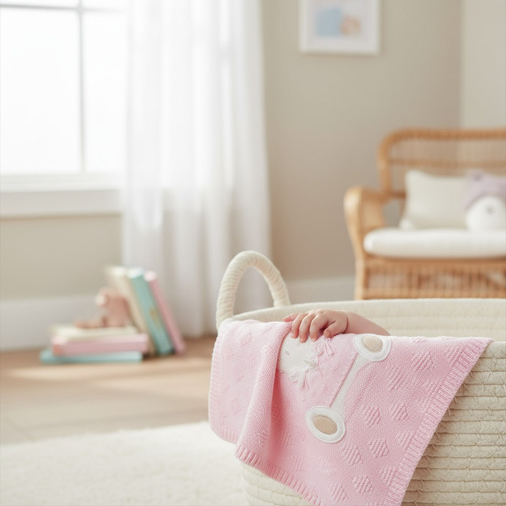 Coperta Neonata Rosa Pura Lana Teddy 7772