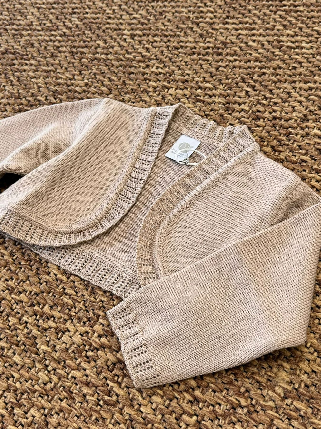 Giacca Cerimonia Bimba CAMMELLO IK31545