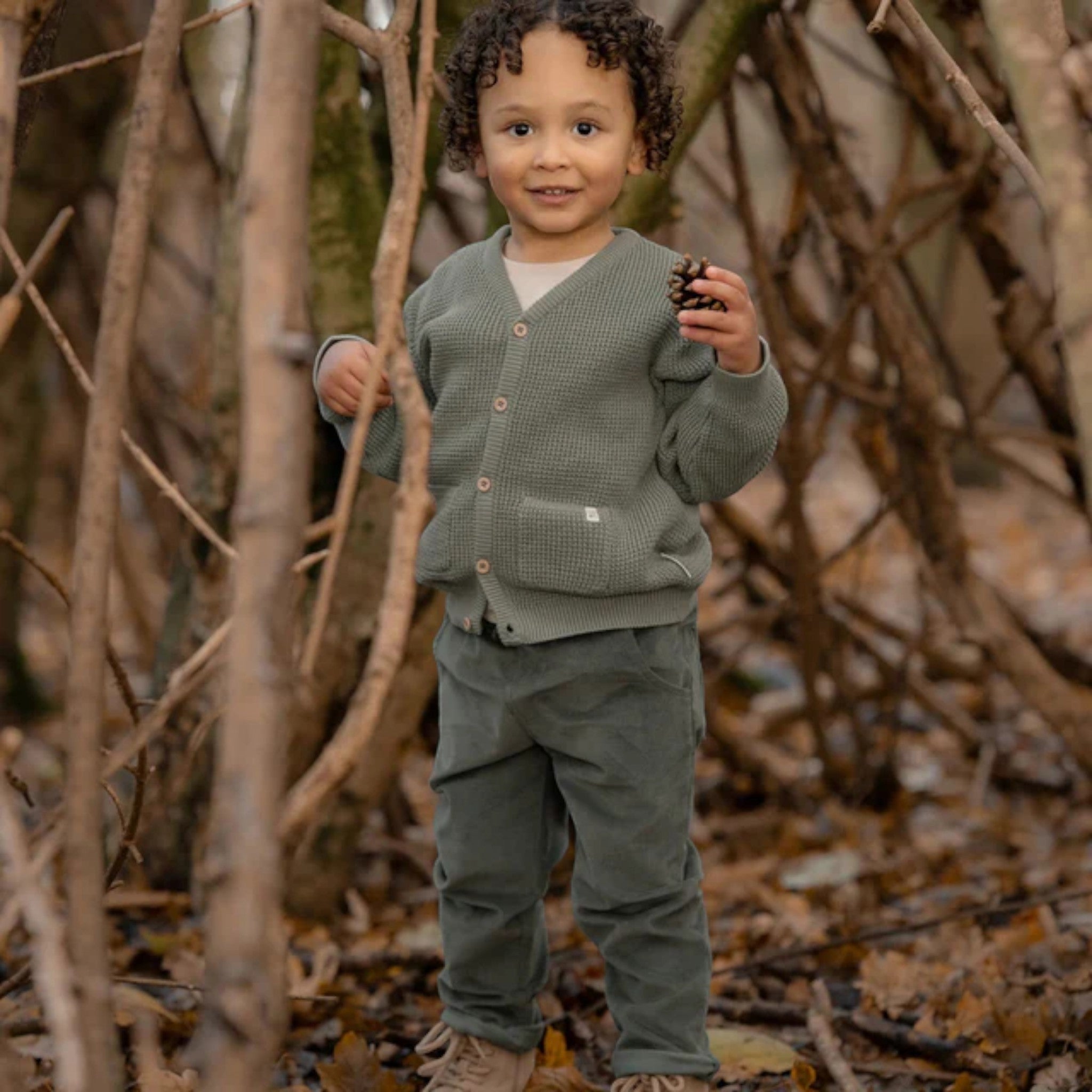 Pantaloni - Amici della foresta Bimbo Verde CL25093049