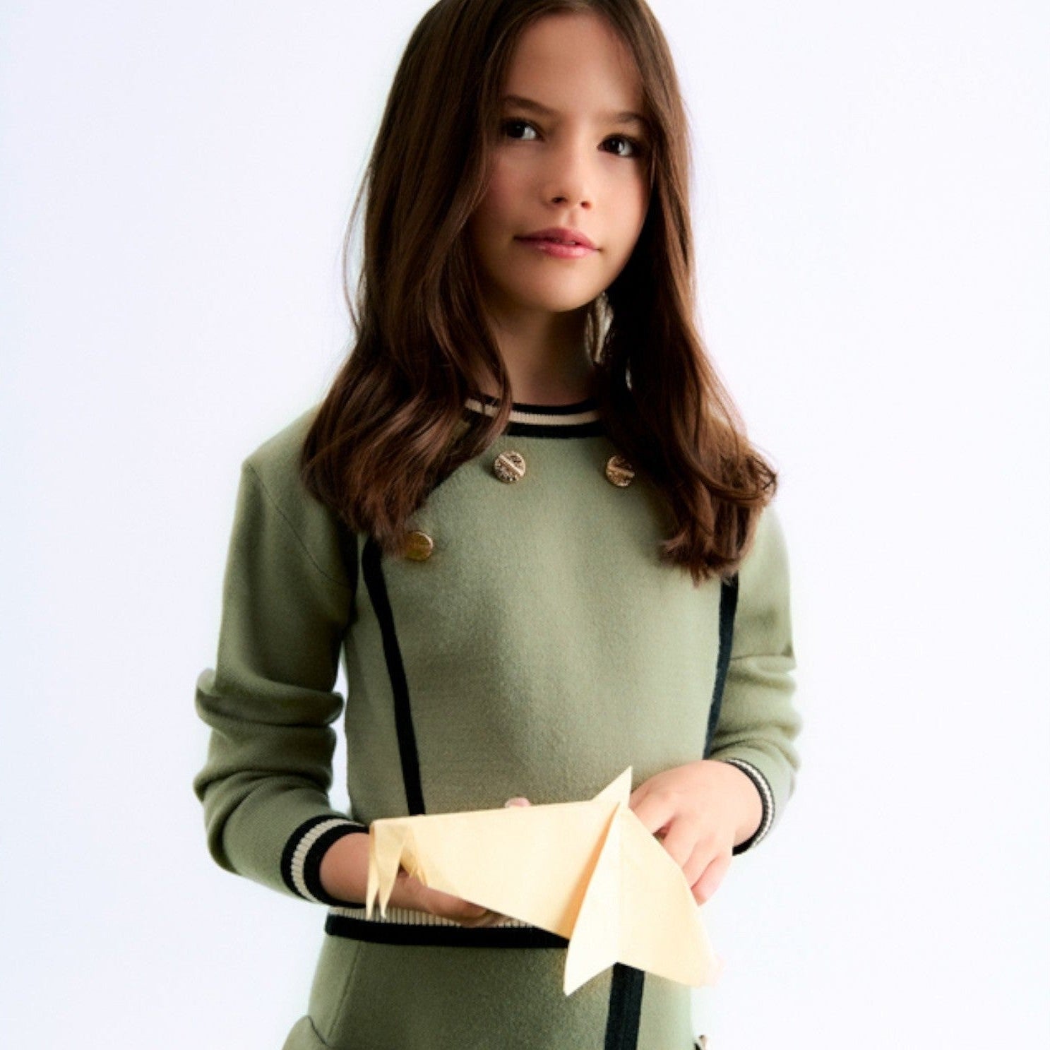 Compl. gonna tricot Bimba Verde 5544/6 - NANU' BABY