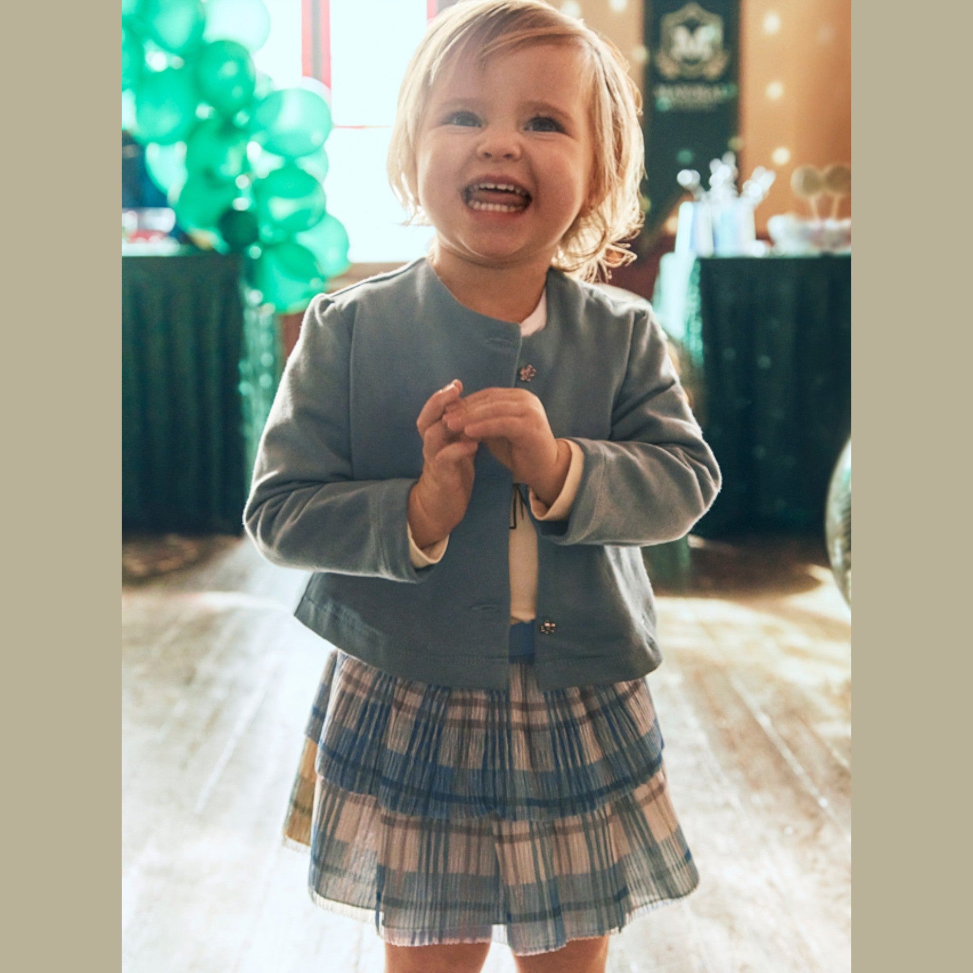 Completo gonna 3 pezzi Bimba CIELO 2922/10 -  NANU' BABY