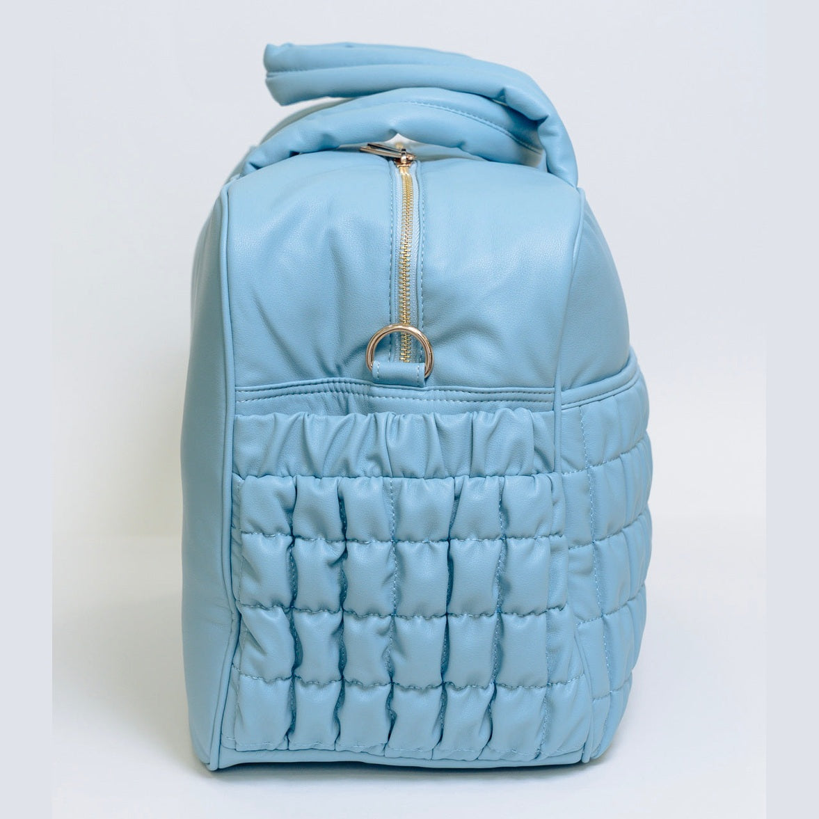 BORSA 48 ORE L ECO PELLE CIELO -  NANU' BABY