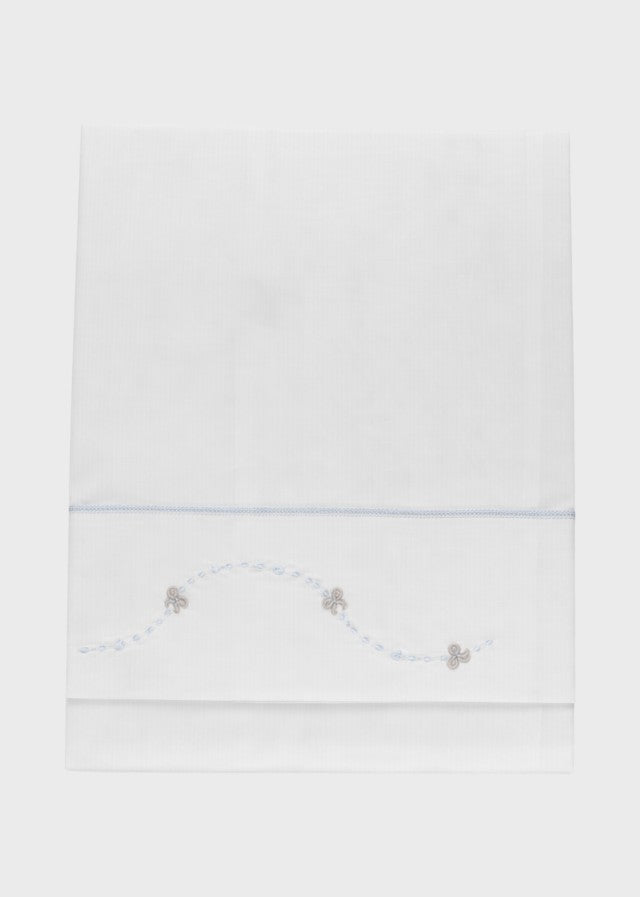 Lenzuolino Fiocchetti Tortora Cielo EK63LE/C