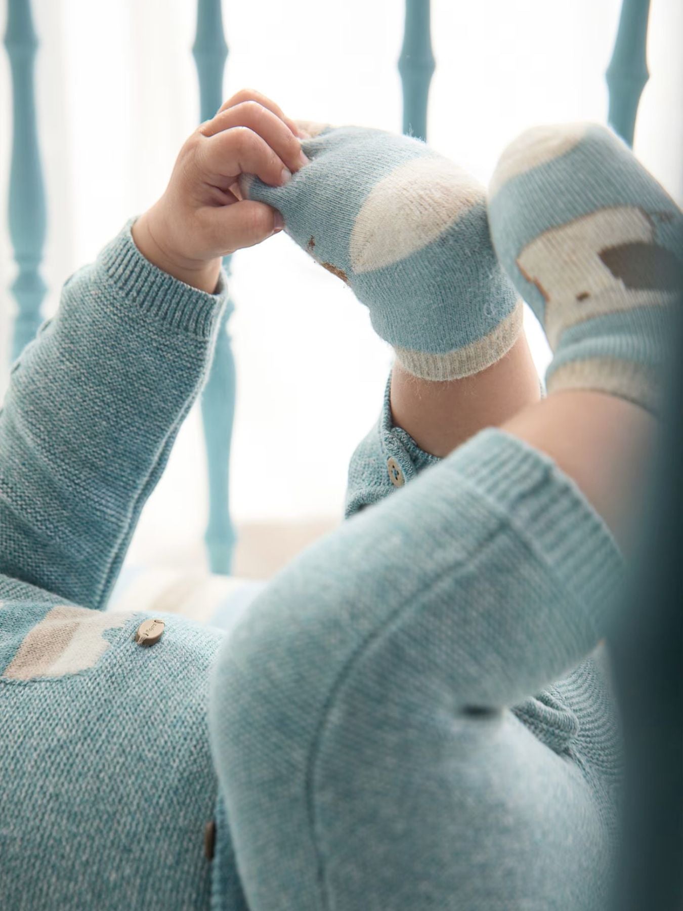 Set 4 calze  BLU 1D-9759/PB -  NANU' BABY