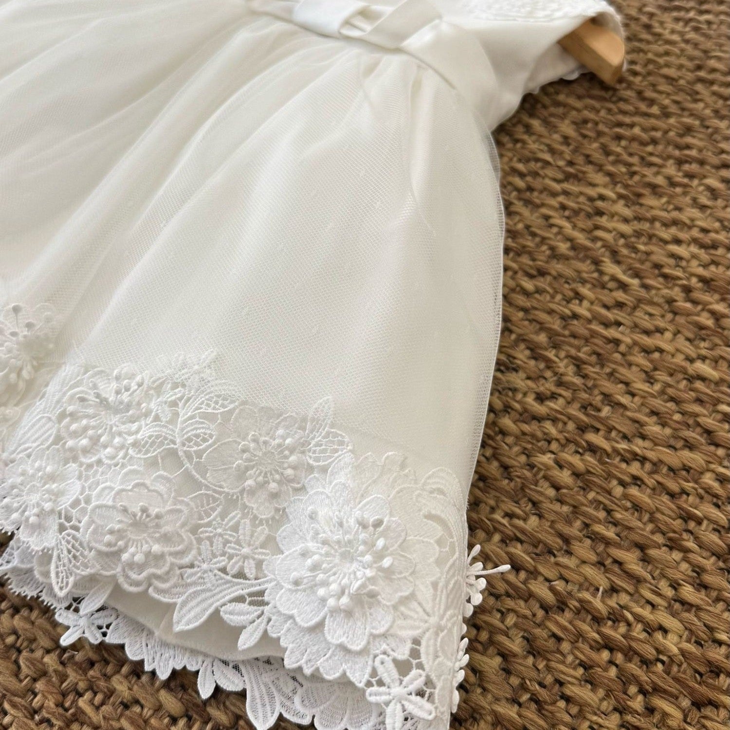 Abito Cerimonia Bimba BIANCO FB083 -  NANU' BABY