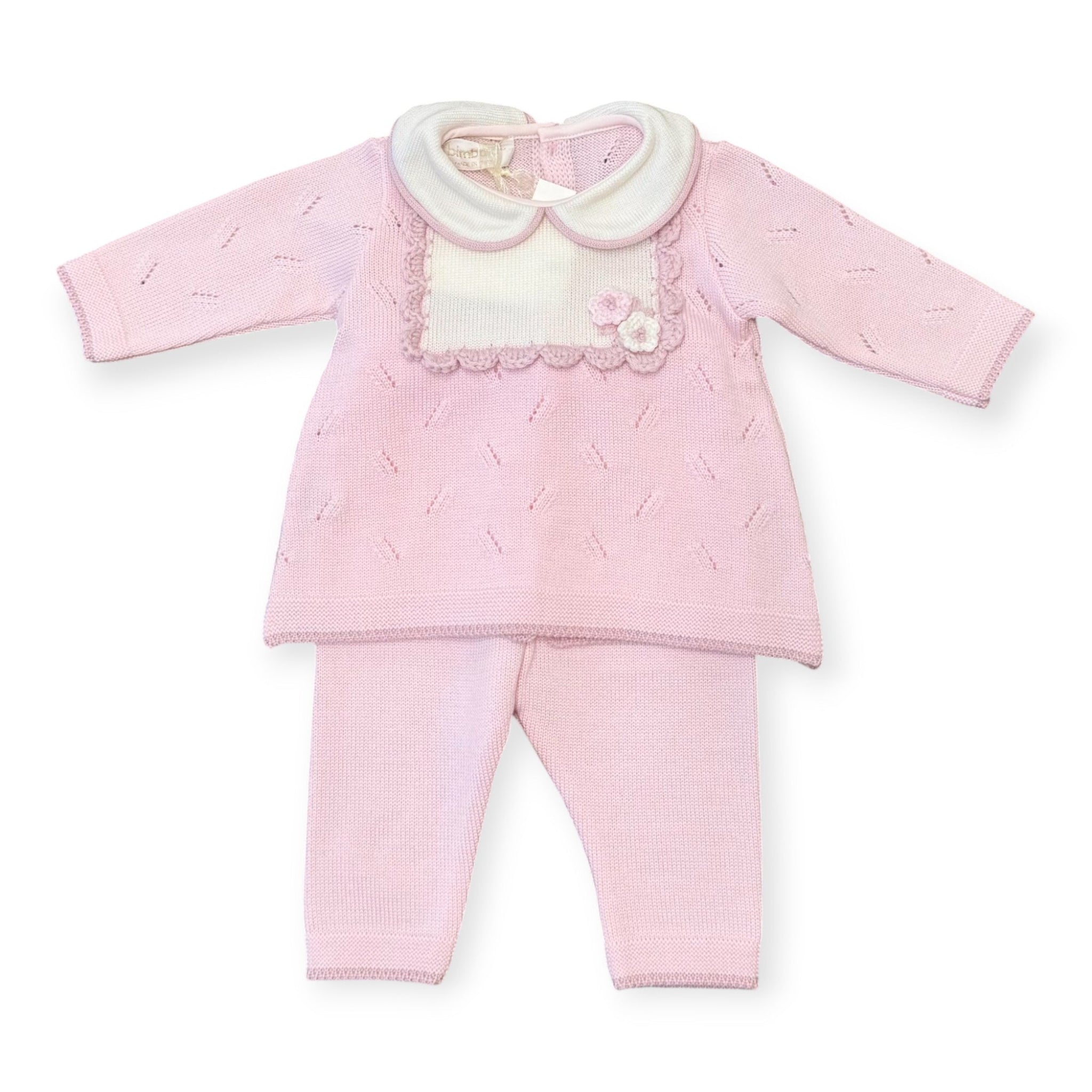 Completo Nascita Neonata Rosa Fiore 7782