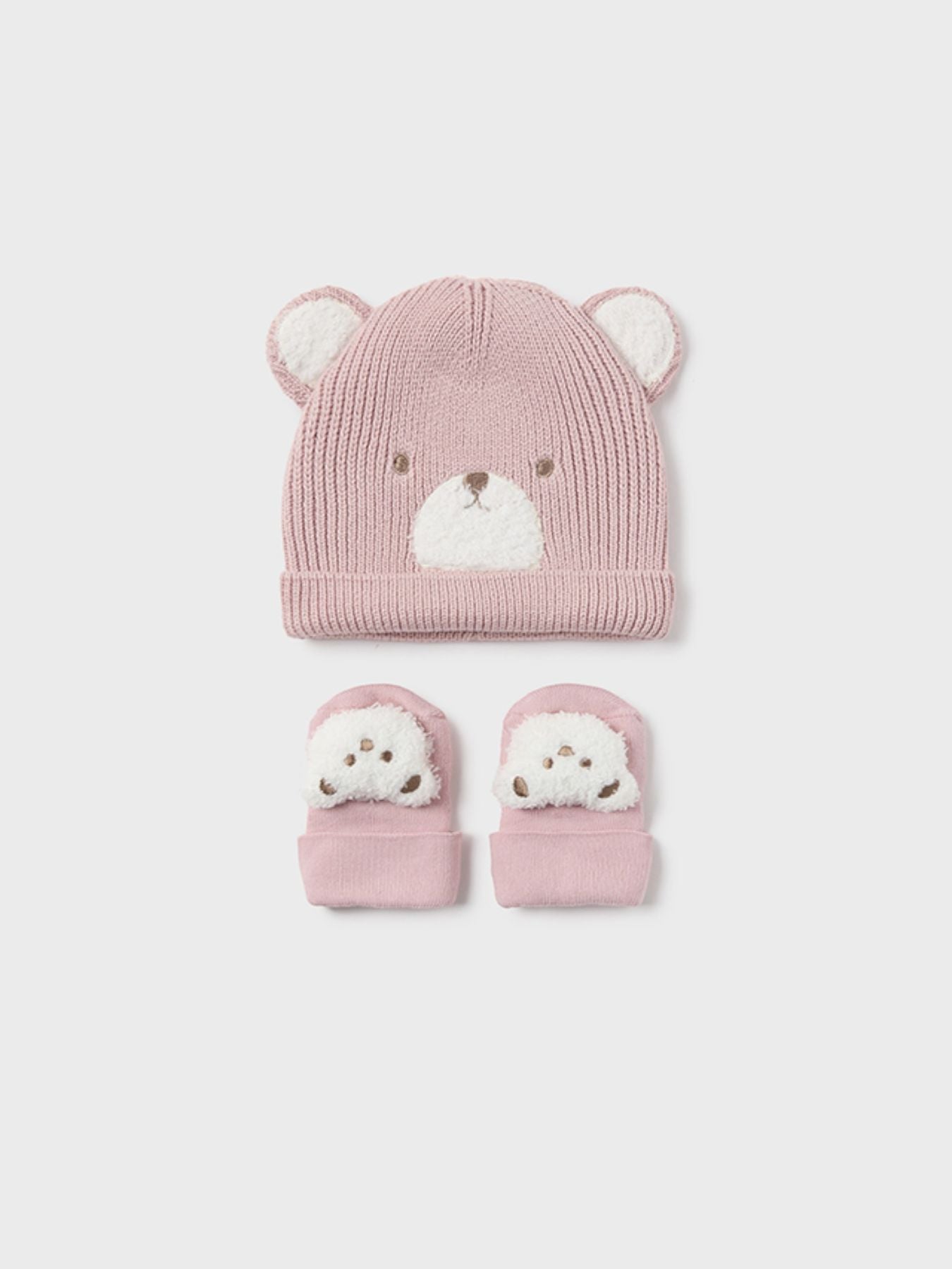 Hat and socks set, PINK 1G-9770/R