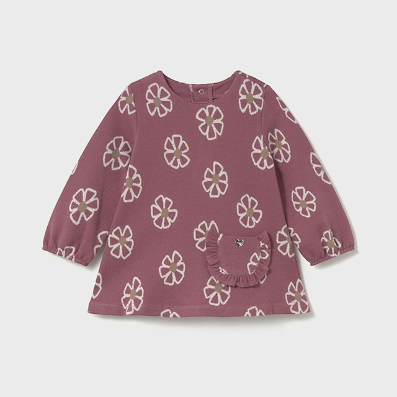 Abito punto jacquard Bimba Rosa 2918/49 -  NANU' BABY