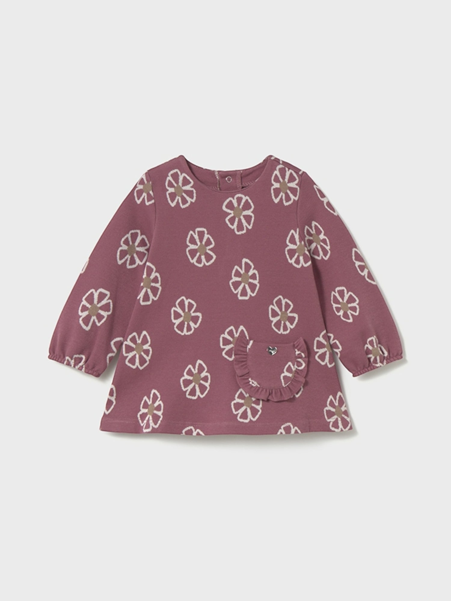 Jacquard knit dress, Pink, Girl, 2918/49