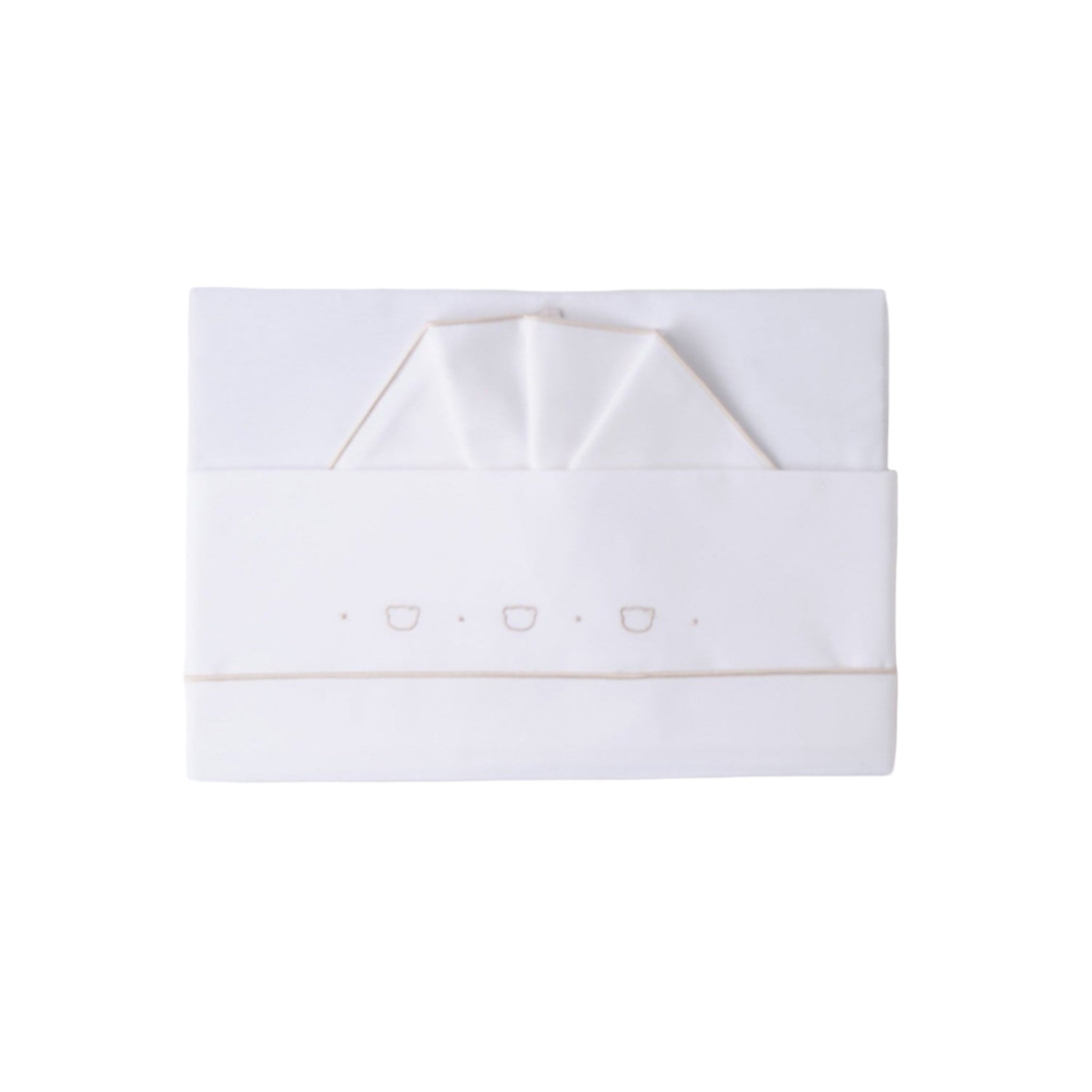 Lenzuolino Neonato Bianco 3F316/113 -  NANU' BABY