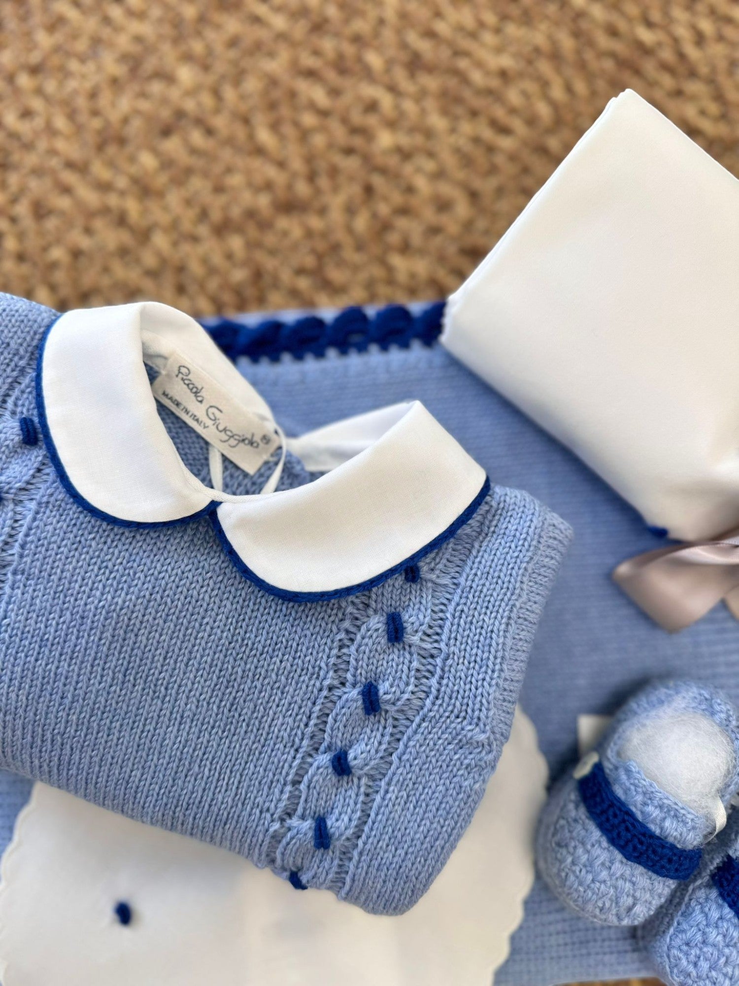 BENIAMINO/COOR Newborn Sky Birth Coordinated Set