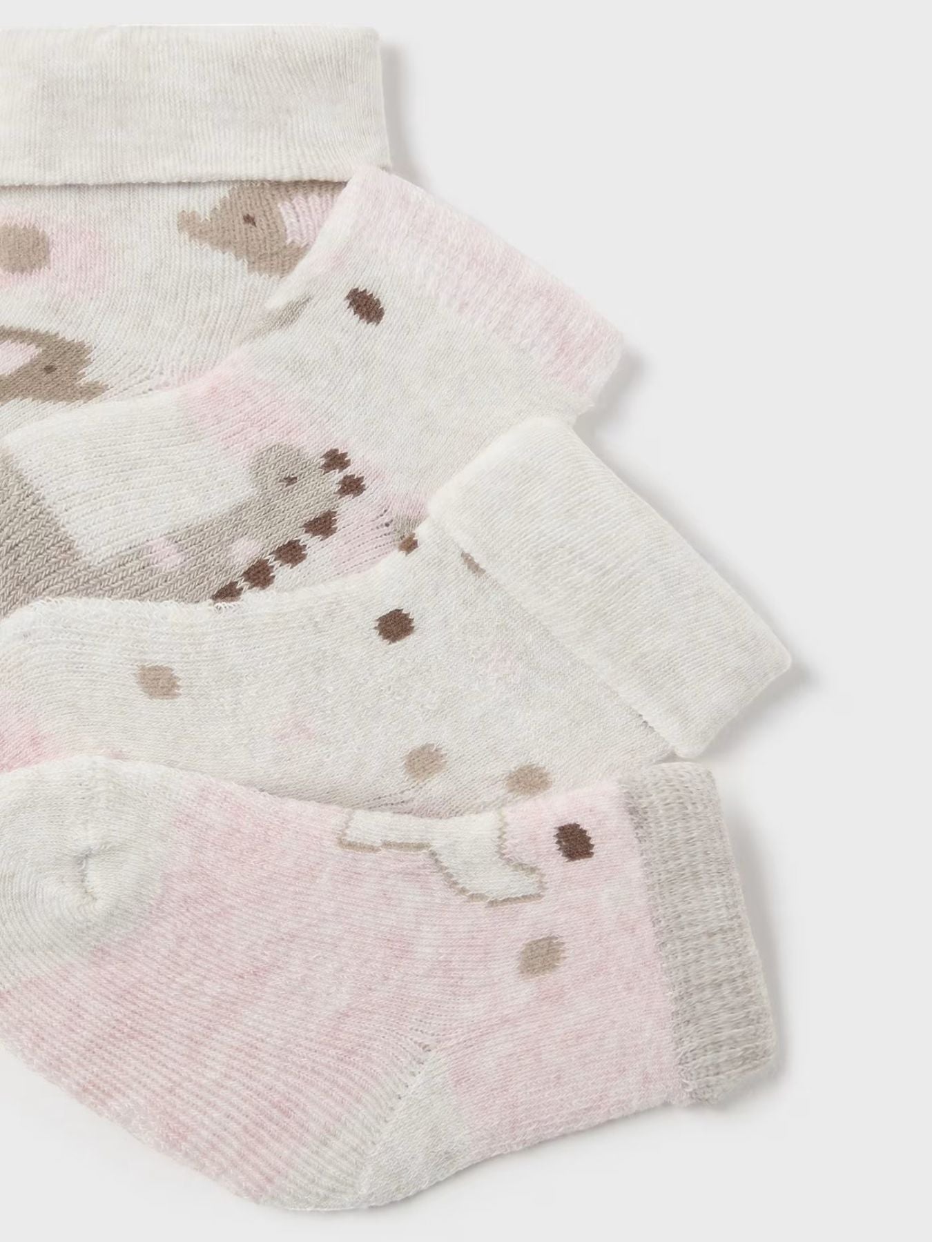 Set 4 calze  ROSA 1D-9759/RB -  NANU' BABY