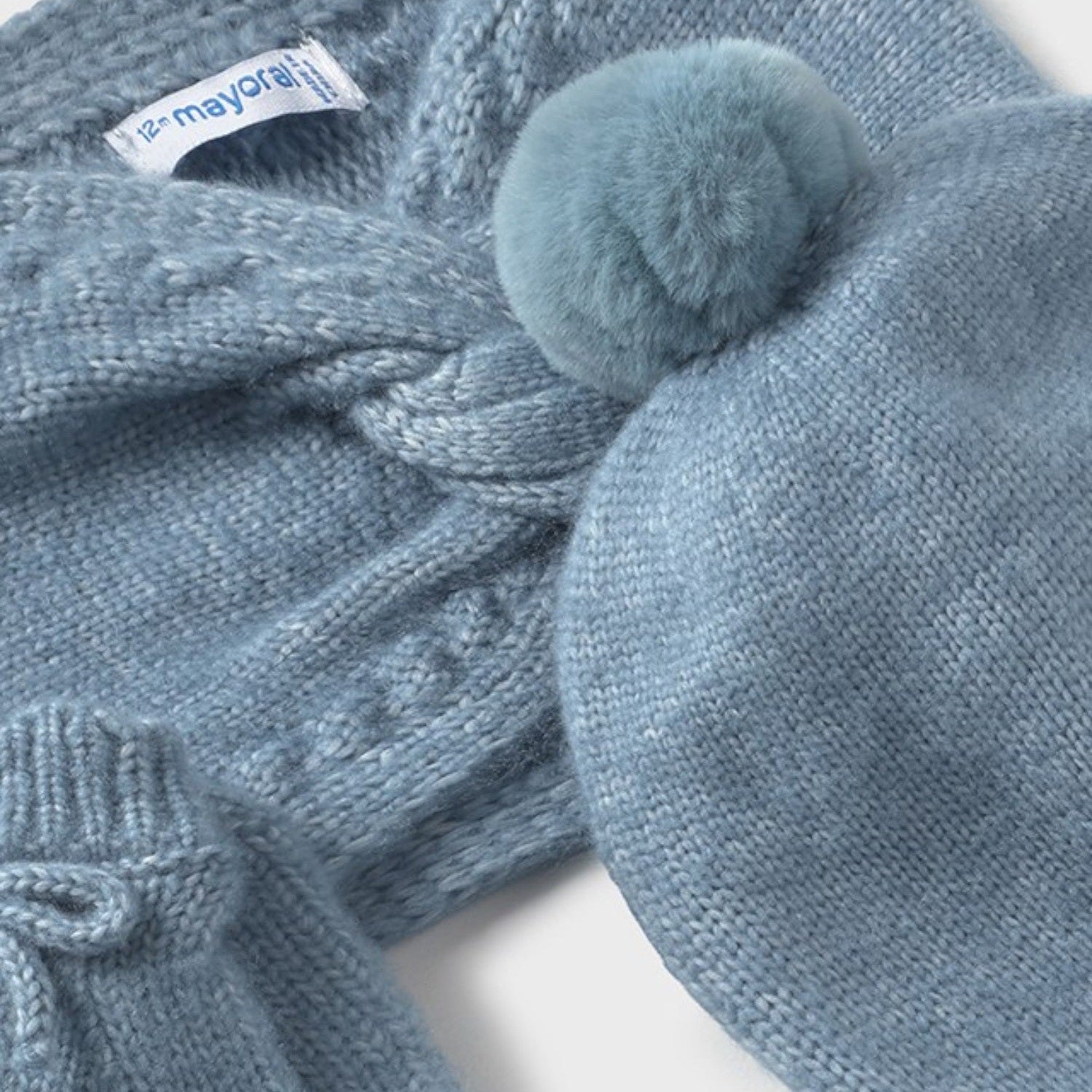 Completo cappello mutanda muffol  CIELO 10019/46 -  NANU' BABY