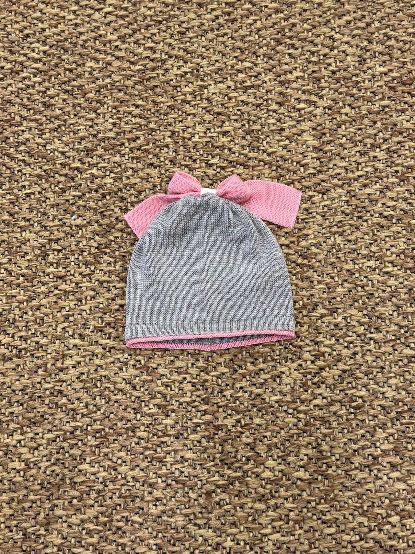 Pink Bow Baby Hat TORTORA POIS 644