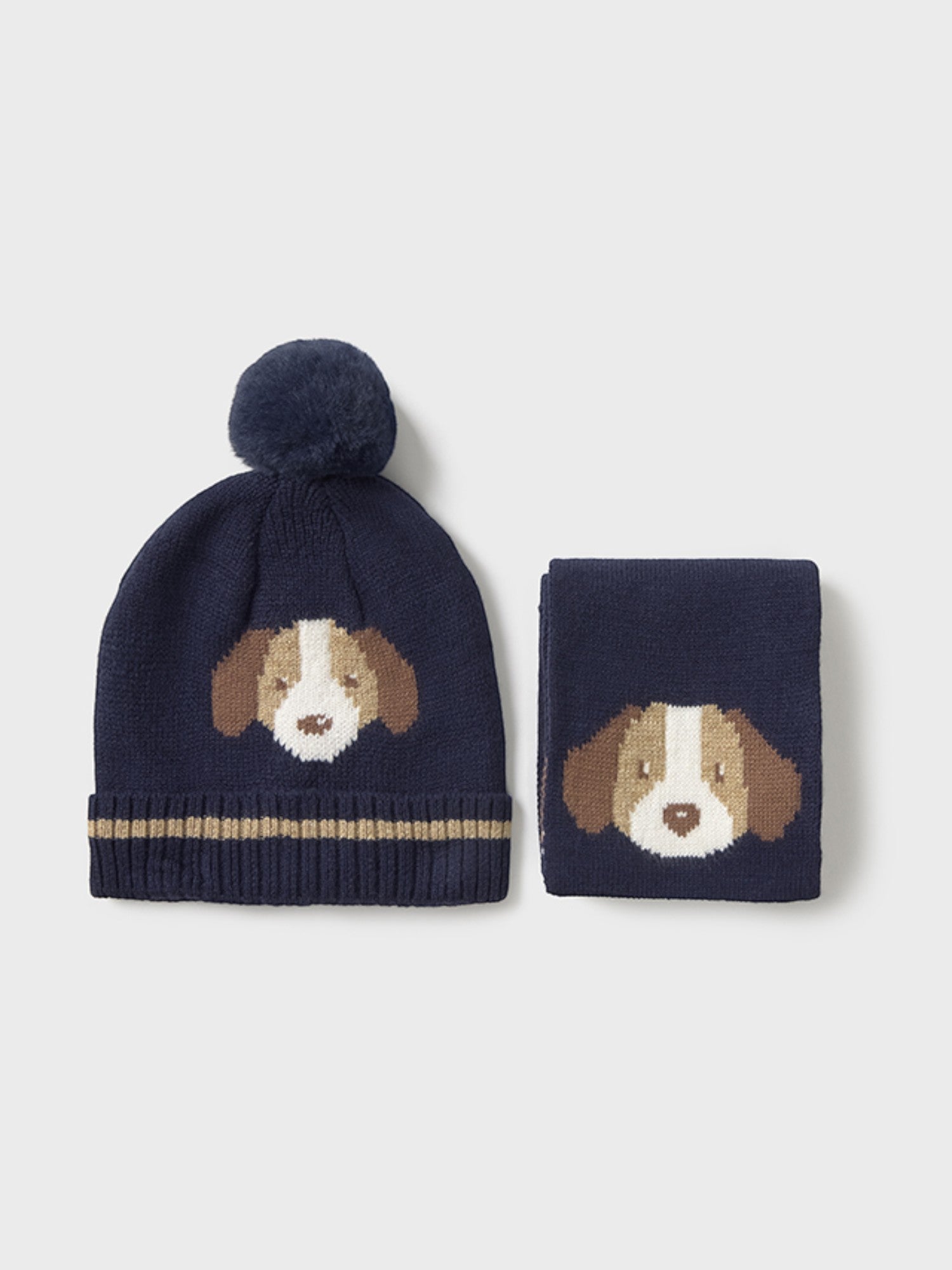 Set of hat and scarf, Blue 10018/63