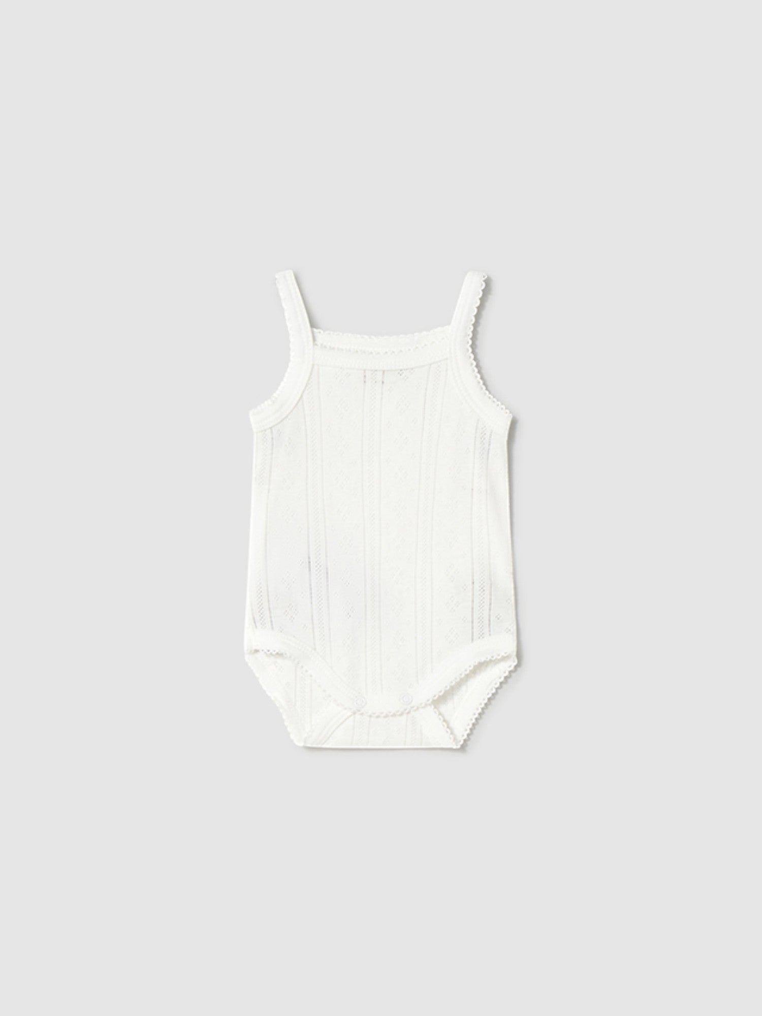 Body bretelle traforate Neonata Natural 1745 /N