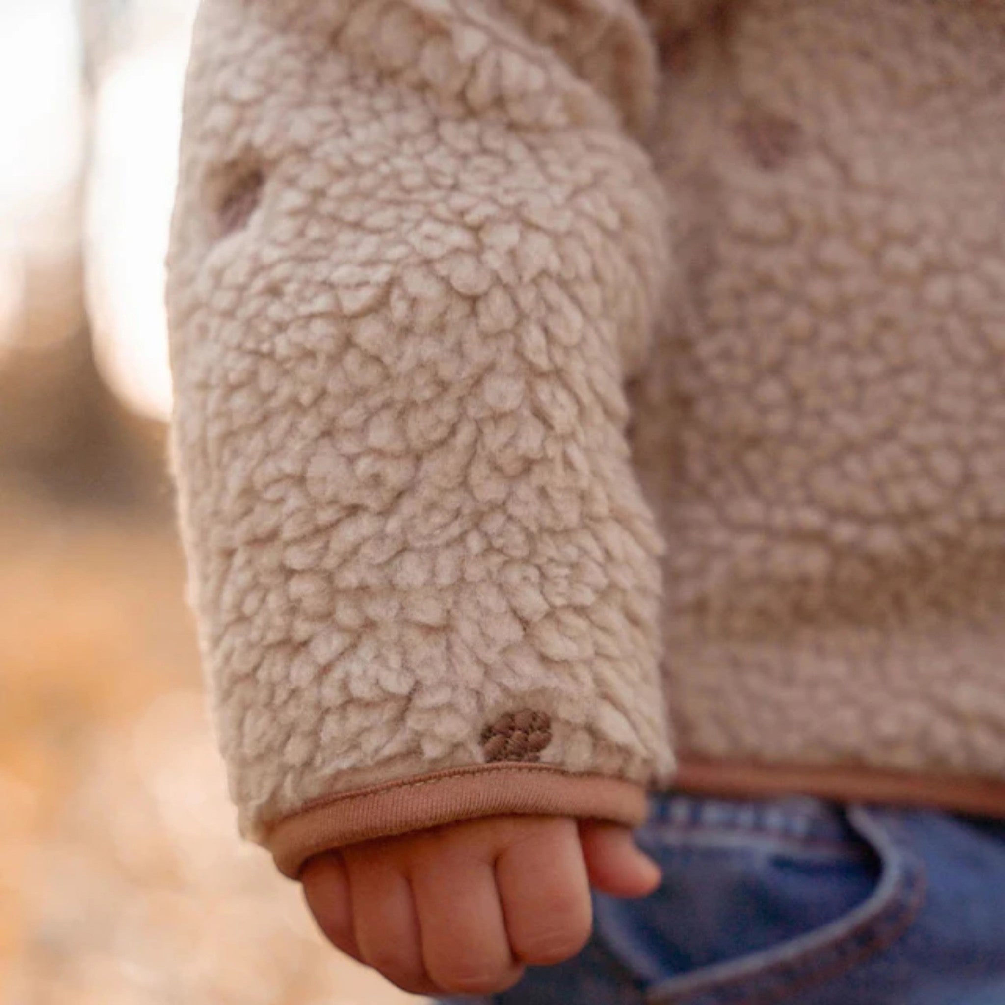 Giacca teddy foderata Bimbo TORTORA CL25092098