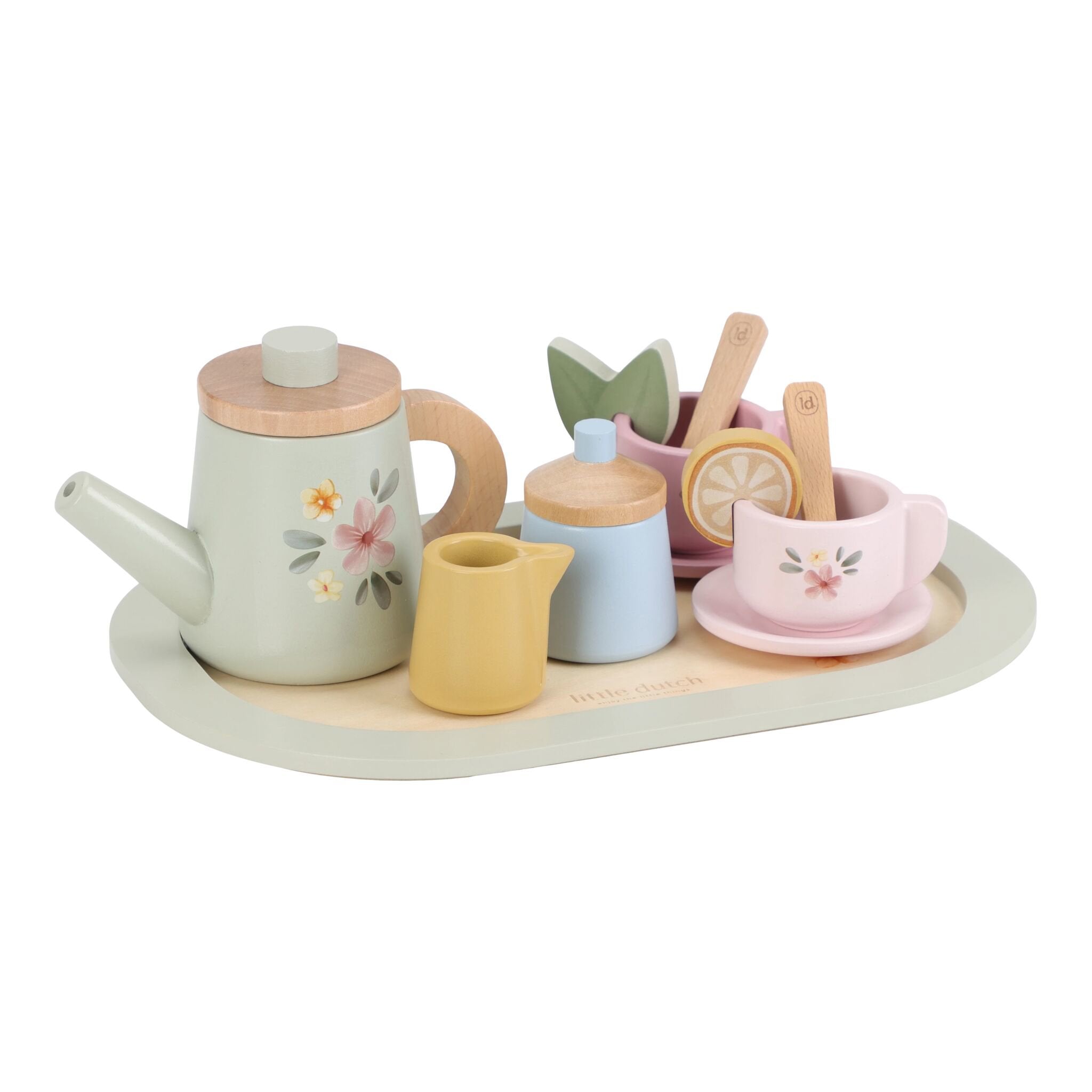 Multicolor Wooden Tea Set LD2507
