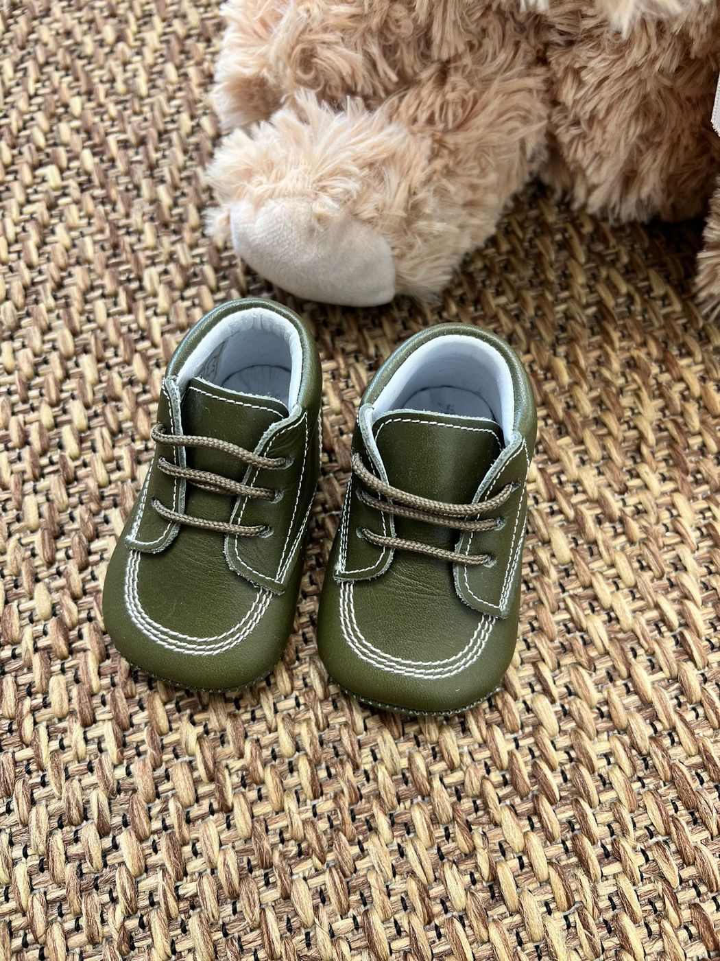 Baby shoes, Green, A2322