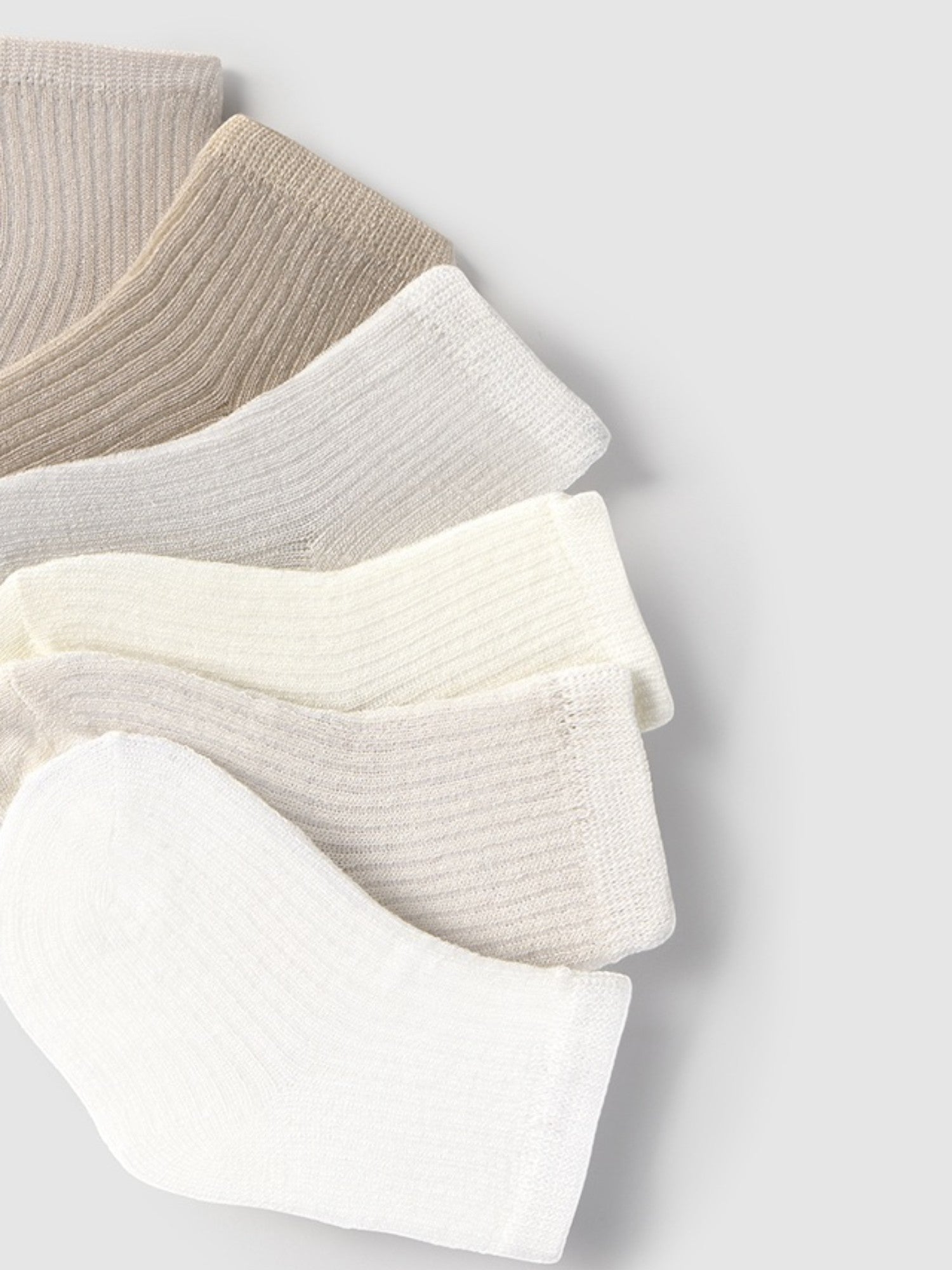 Set of 6 Natural 9860 /N socks