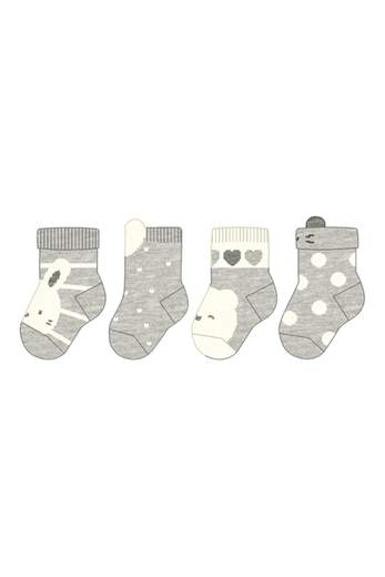 Set of 4 socks Grey 9658/L