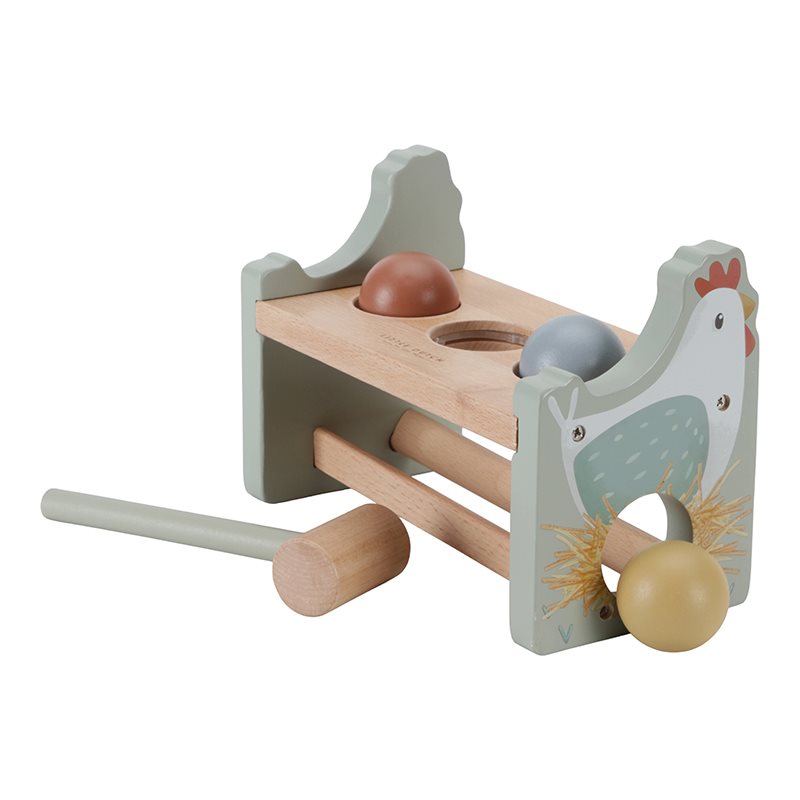 Panca da Martellamento con palline rotanti Piccola Fattoria  AL CAMPIONE LD7146 -  NANU' BABY