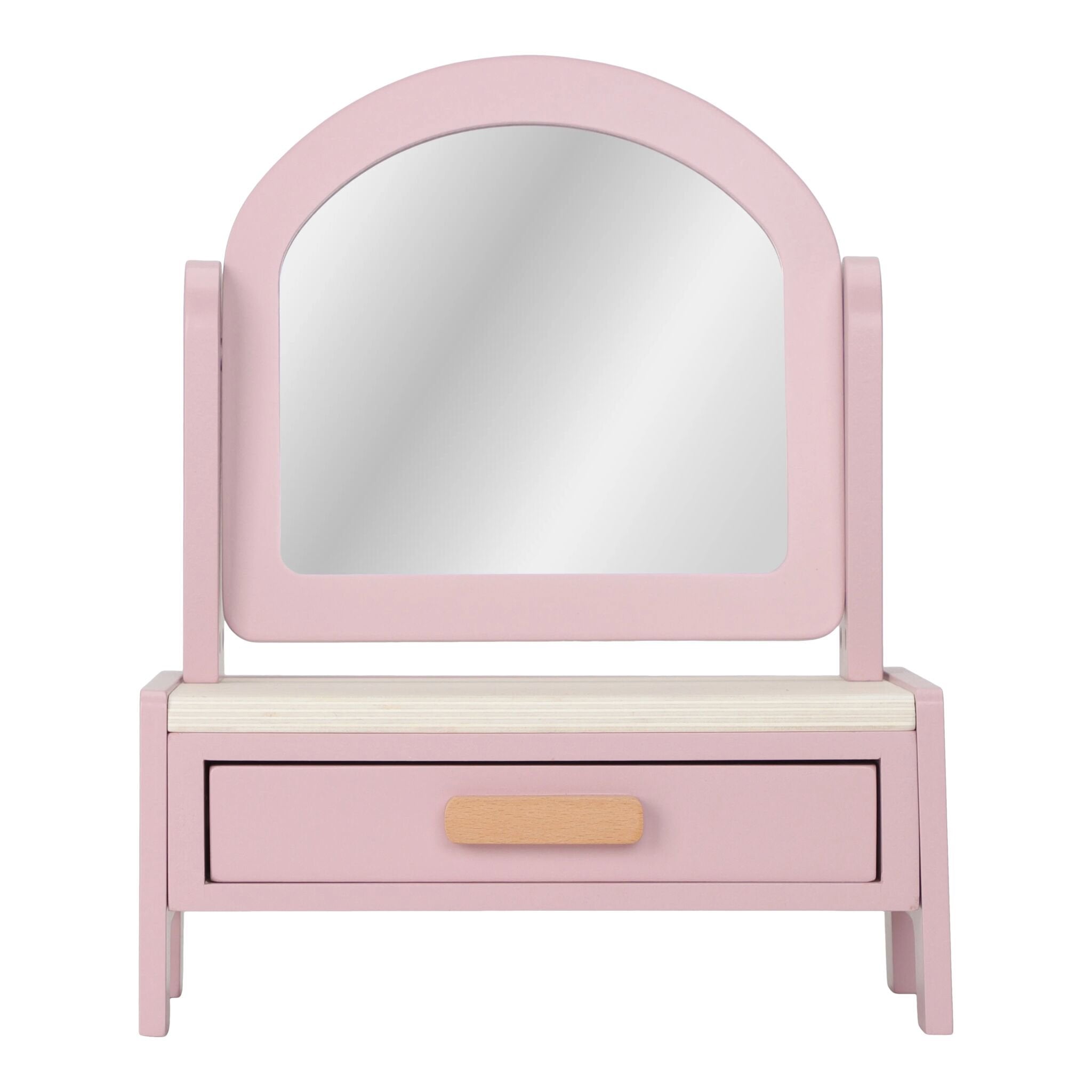 Wooden vanity table, Pink LD2516