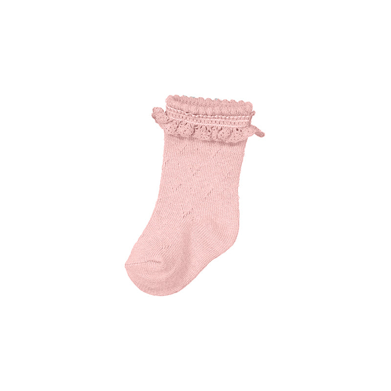 PINK perforated socks 2D-9761/RB
