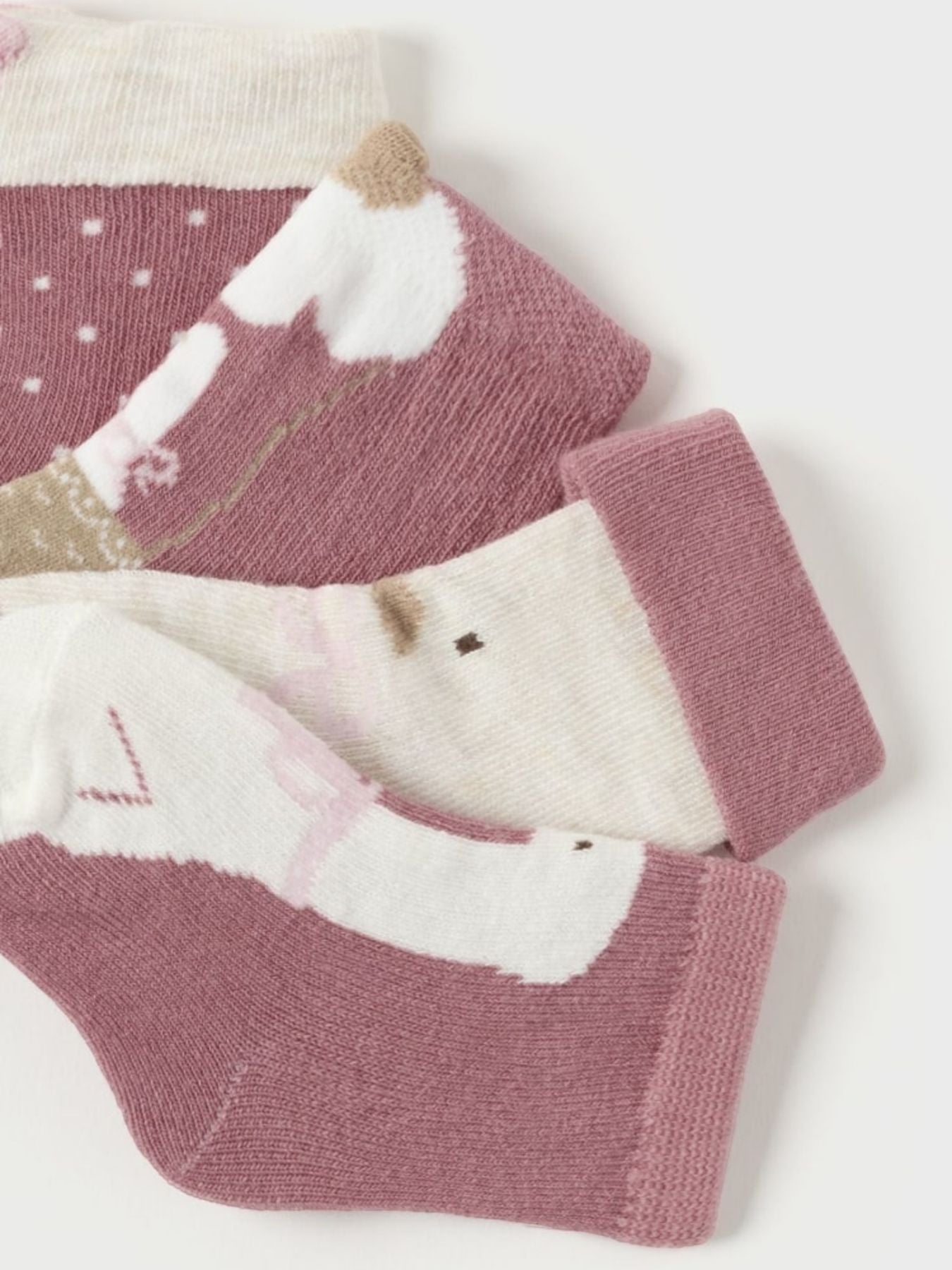 Set of 4 PINK socks 2G-9762/R