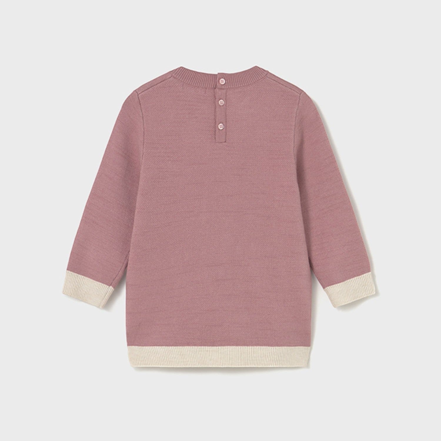 Abito maglia jacquard Bimba Rosa 2911/31 -  NANU' BABY