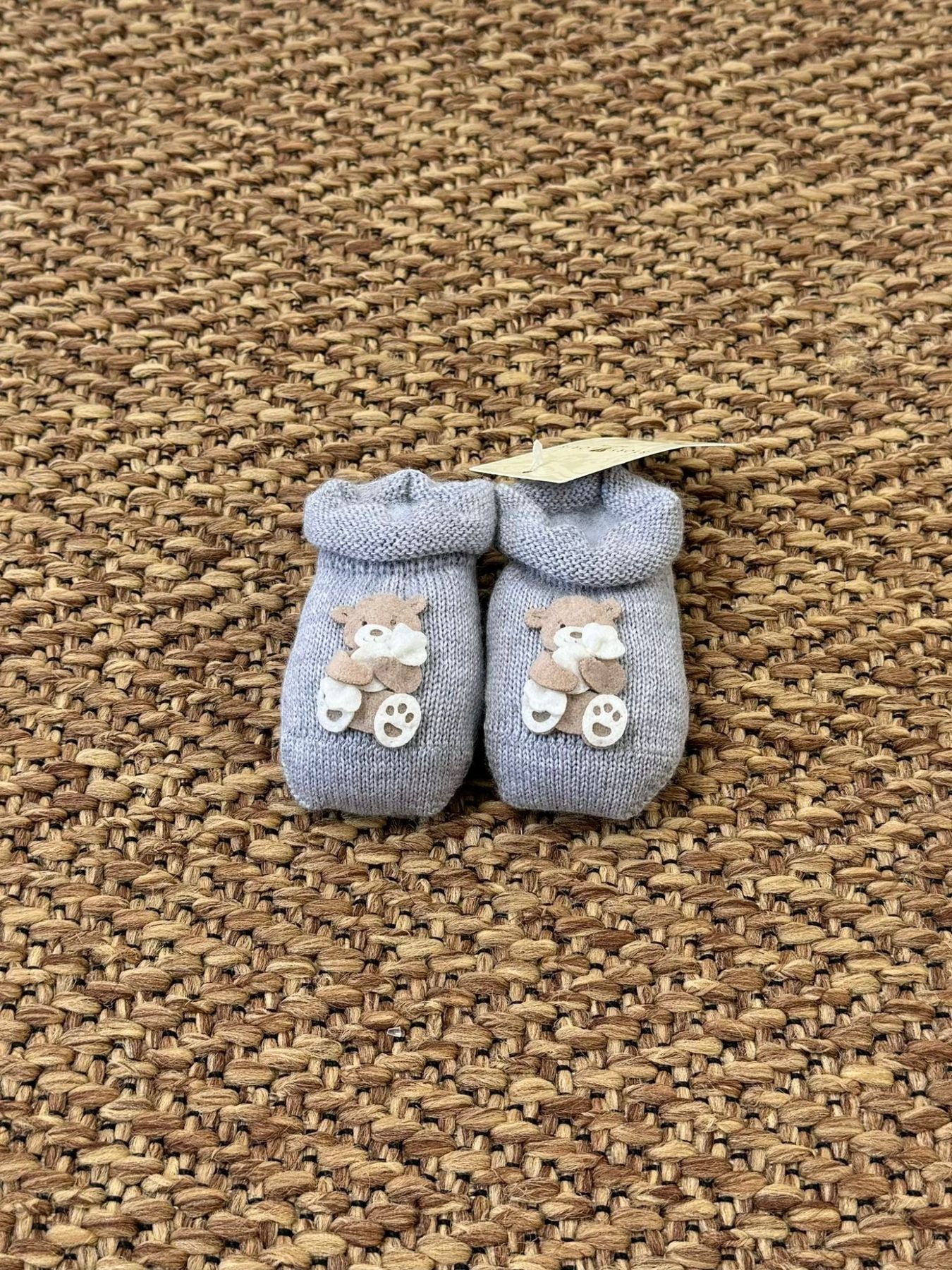 Babbucce Orsetta Neonata GRIGIO 3157