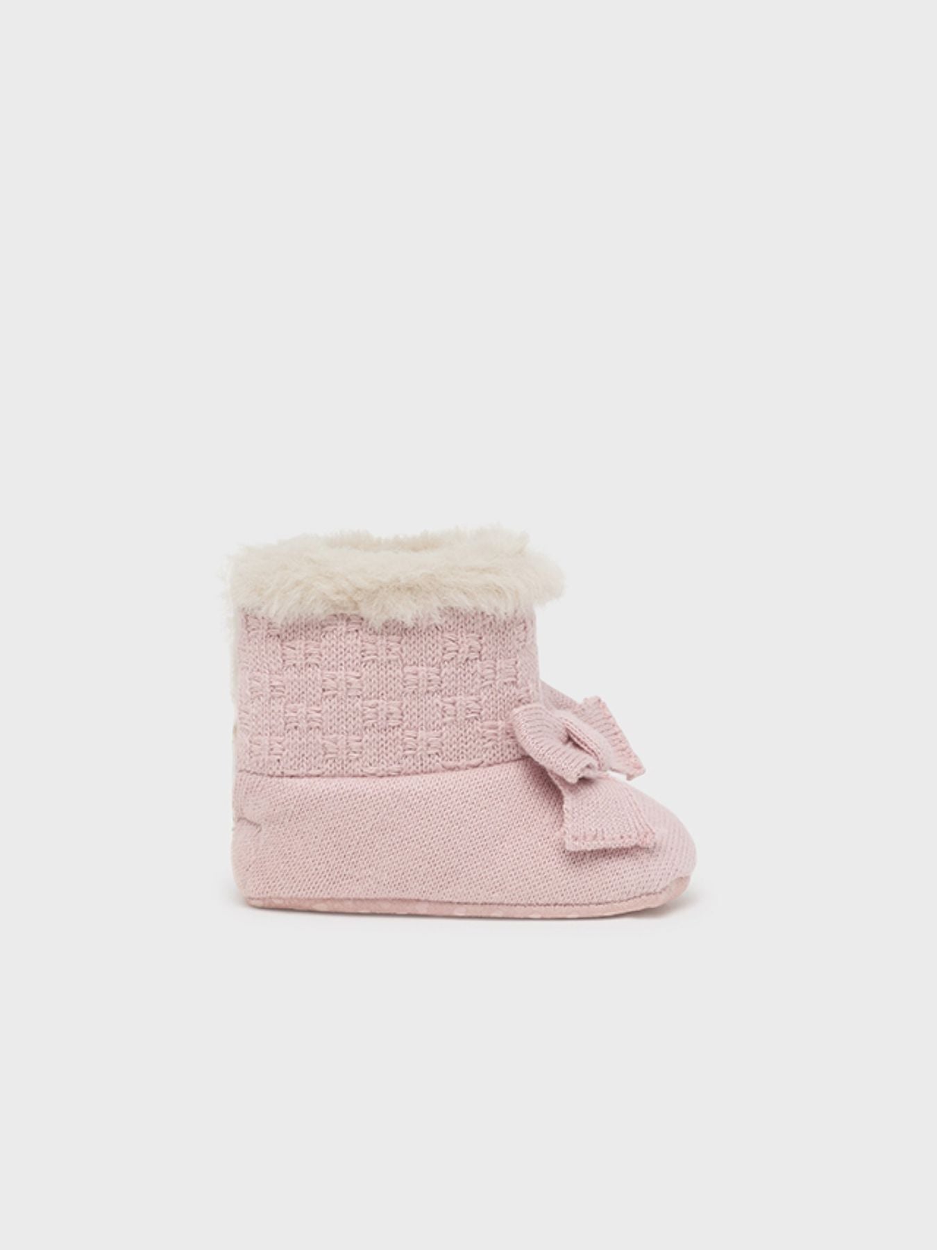 Pink knitted boot for girls 2C-9788/R
