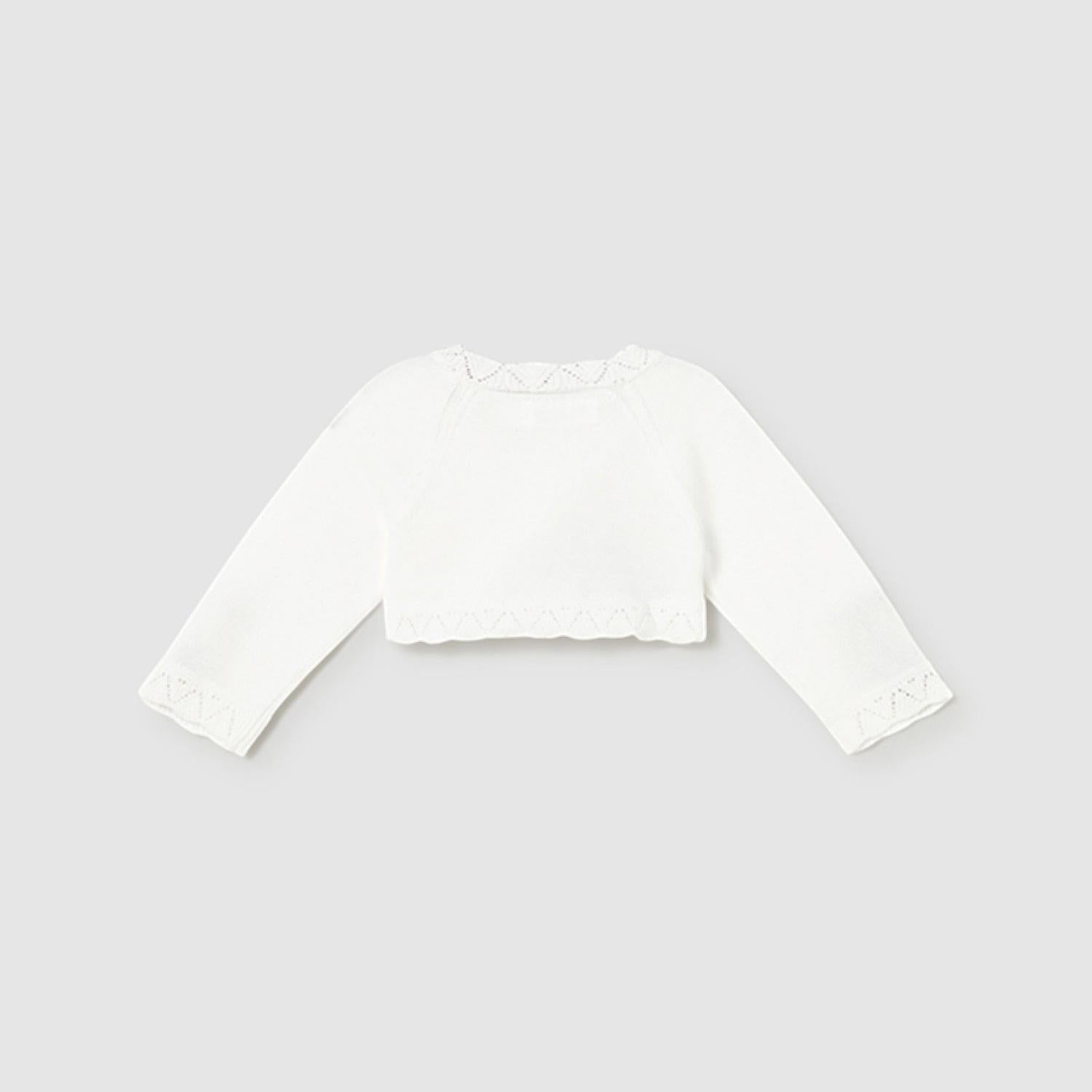 Cardigan Bimba Ecru Corto Mayoral 307/77 - NANÙ BABY -  NANU' BABY