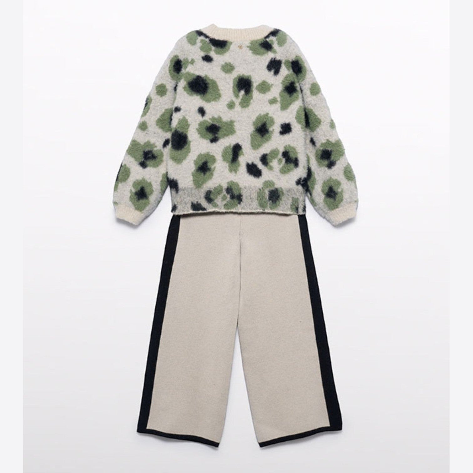 Compl. pantalone leopardo pel Bimba Nero 5733/1 -  NANU' BABY