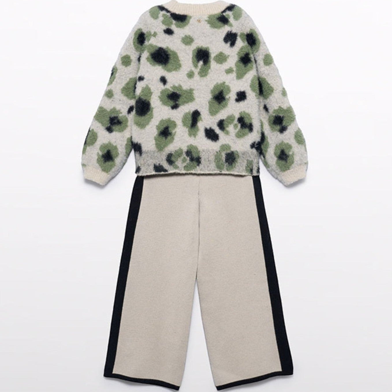 Compl. pantalone leopardo pel Bimba Nero 5733/1 - NANU' BABY