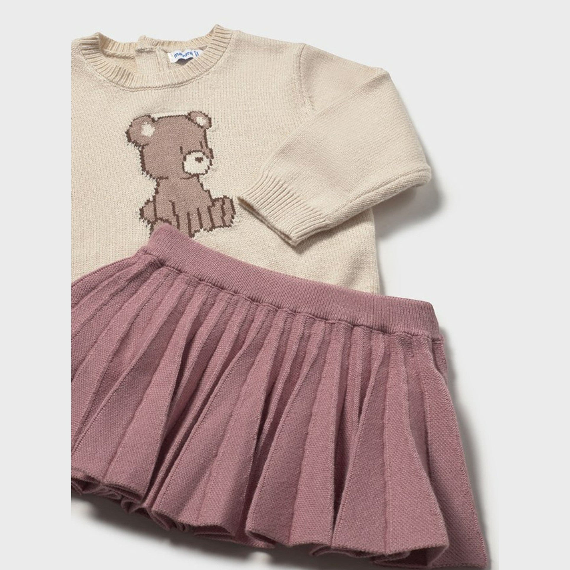 Completo gonna tricot Bimba Rosa 2925/16 -  NANU' BABY