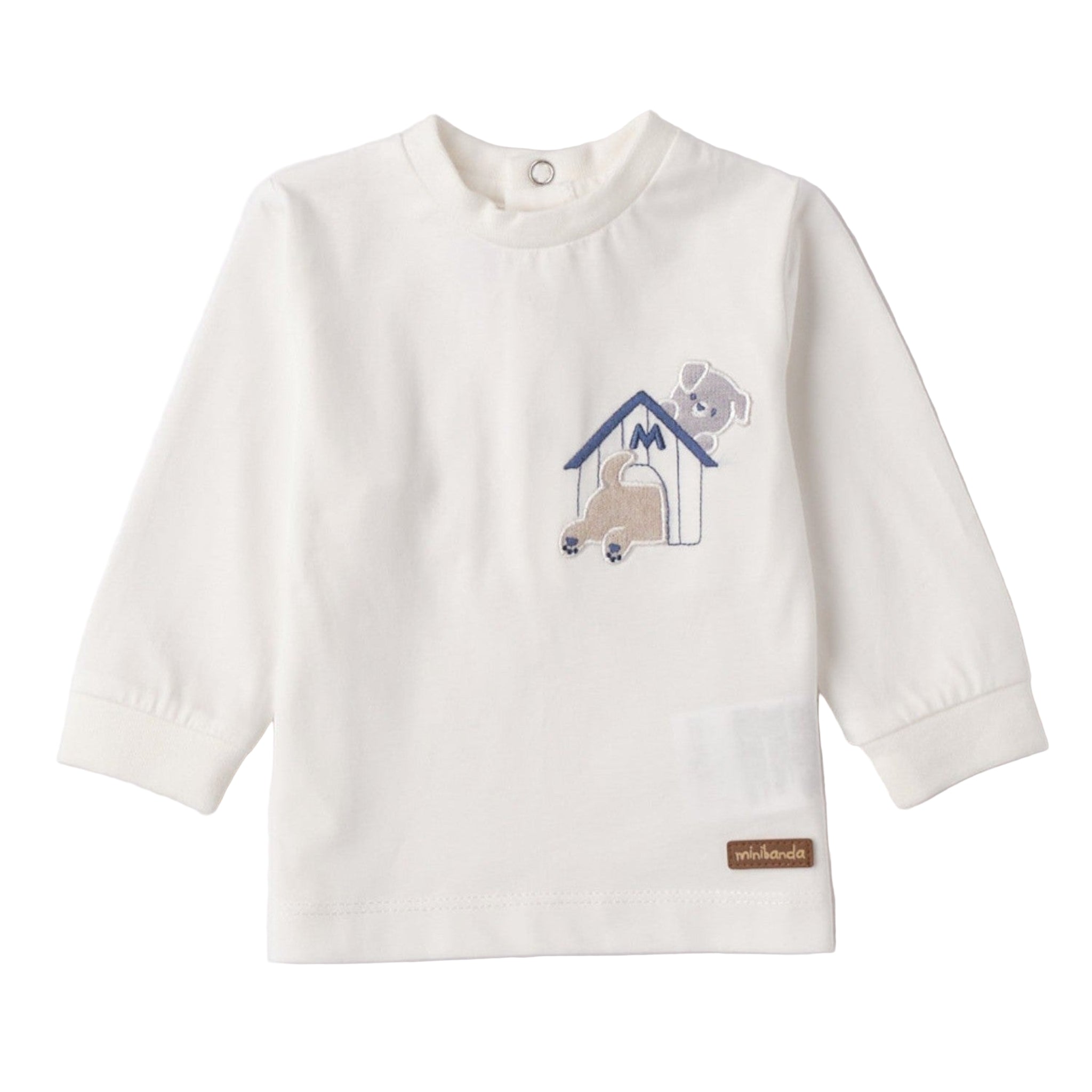 Girocollo Ml Bimbo Bianco 3F614/112 -  NANU' BABY