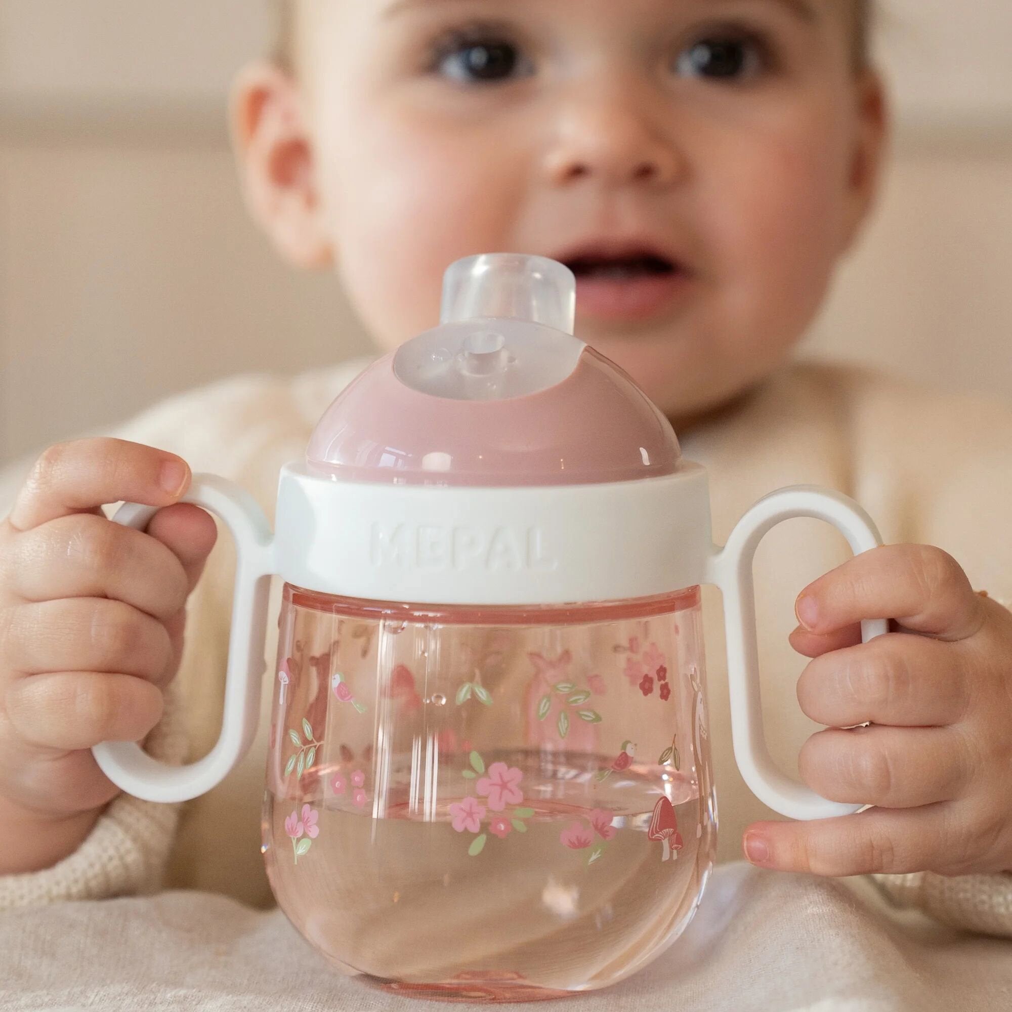 Tazza antigoccia MIO 200 ml  Rosa 108017065406 -  NANU' BABY